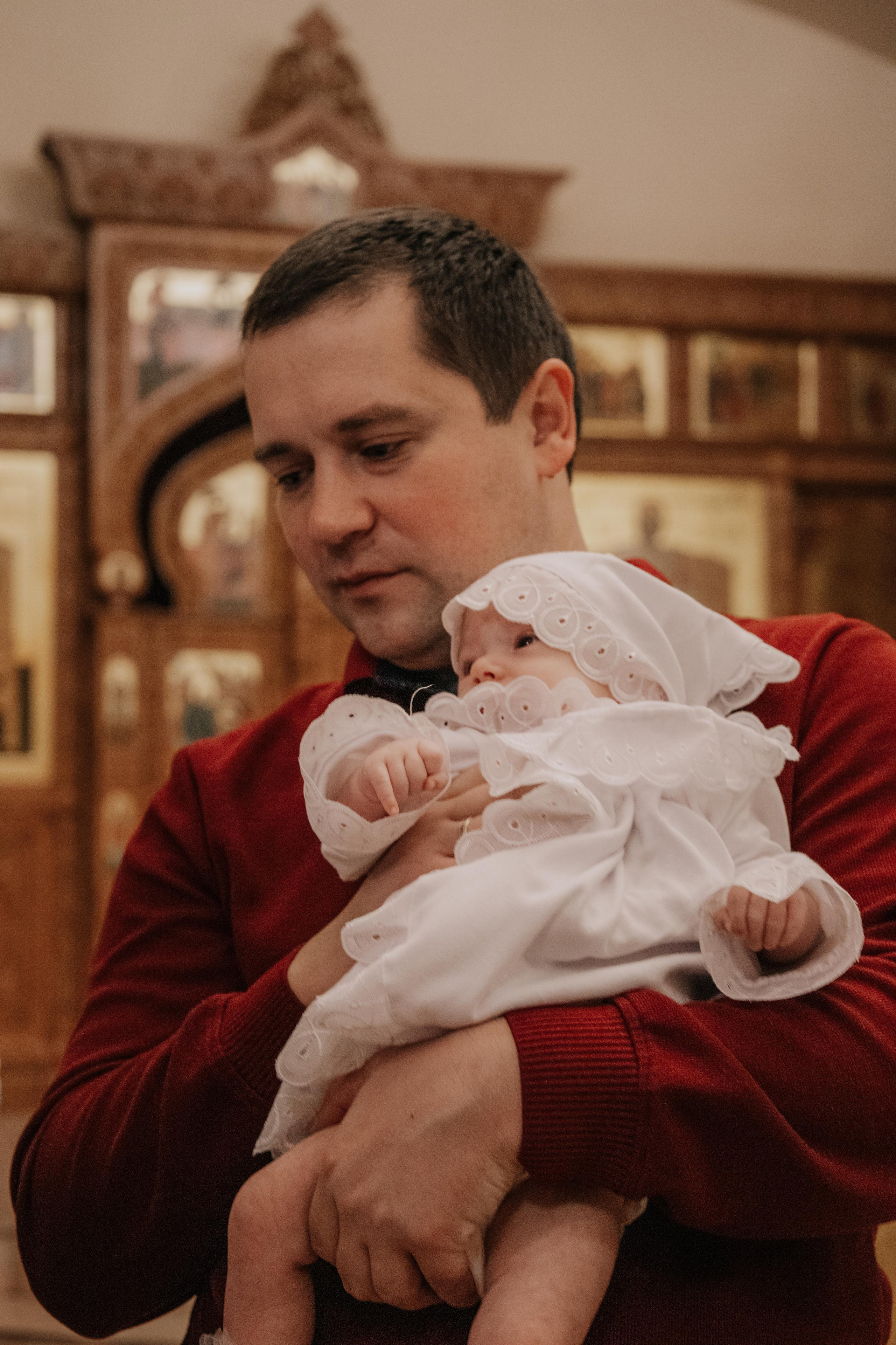 Таинство крещения София и Полина (Георгиевский храм Видное). Семейный и свадебный фотограф Видное Москва Екатерина Пятова