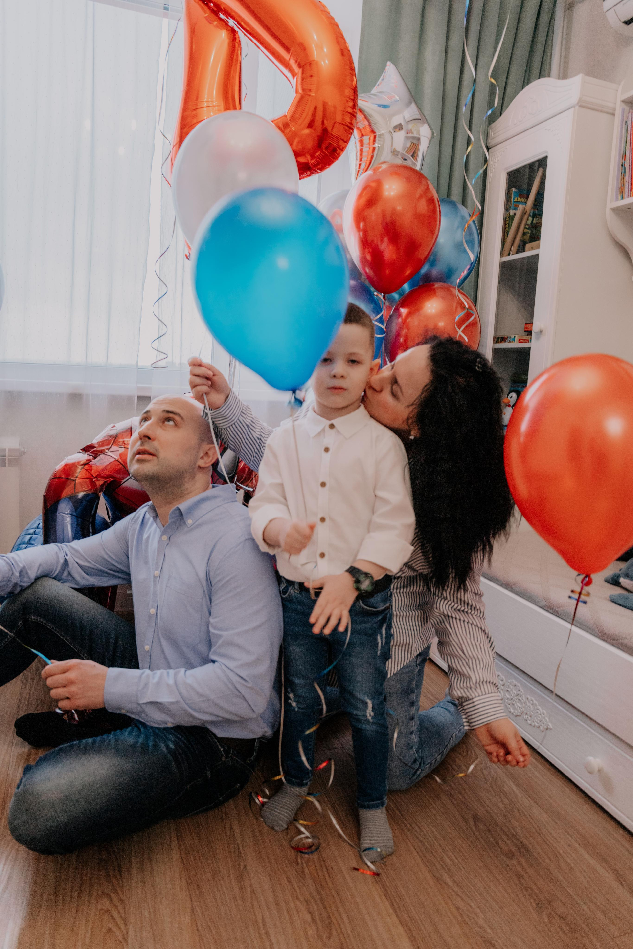 День Рождения Мирон 4 года (домашняя). Семейный и свадебный фотограф Видное Москва Екатерина Пятова