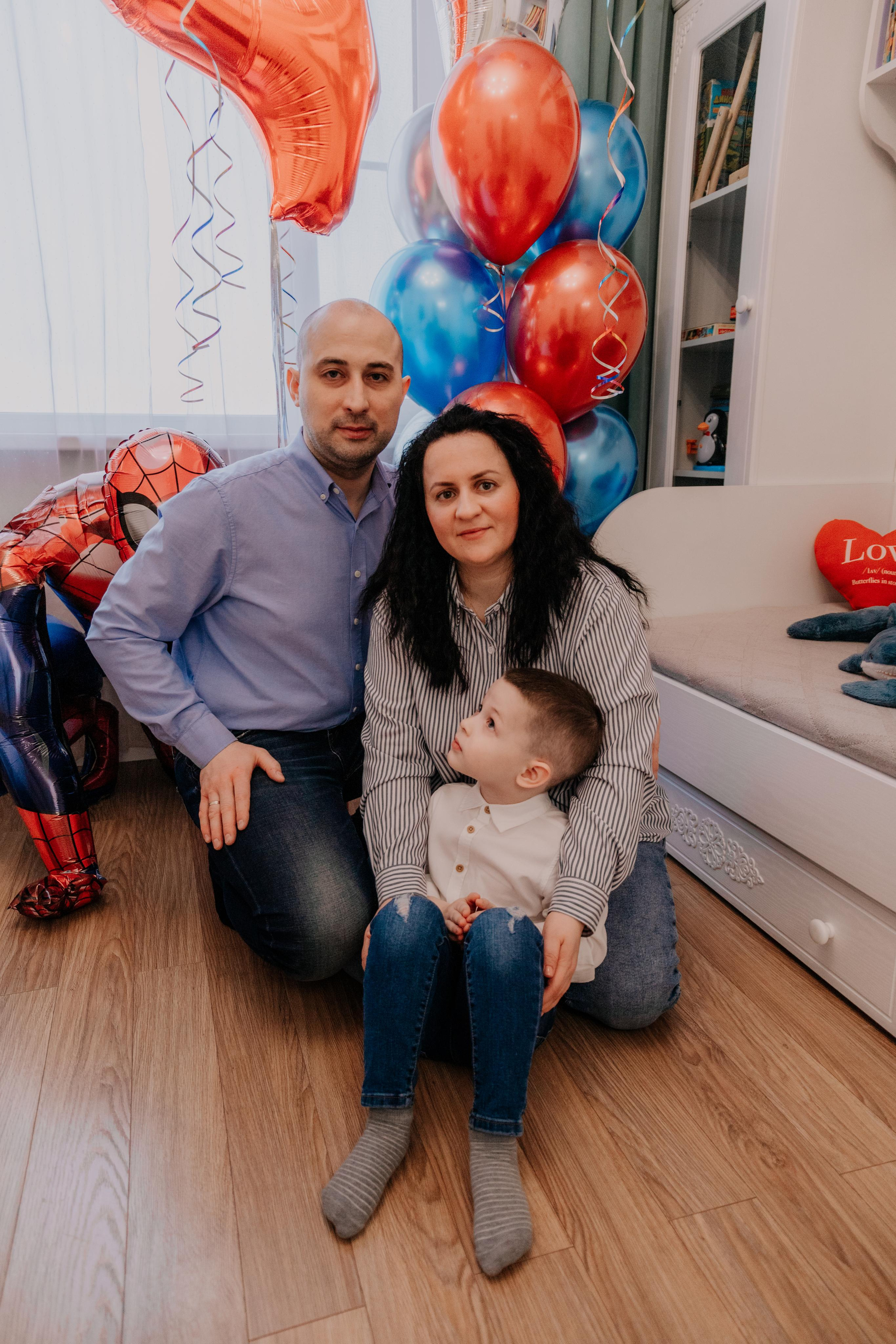 День Рождения Мирон 4 года (домашняя). Семейный и свадебный фотограф Видное Москва Екатерина Пятова