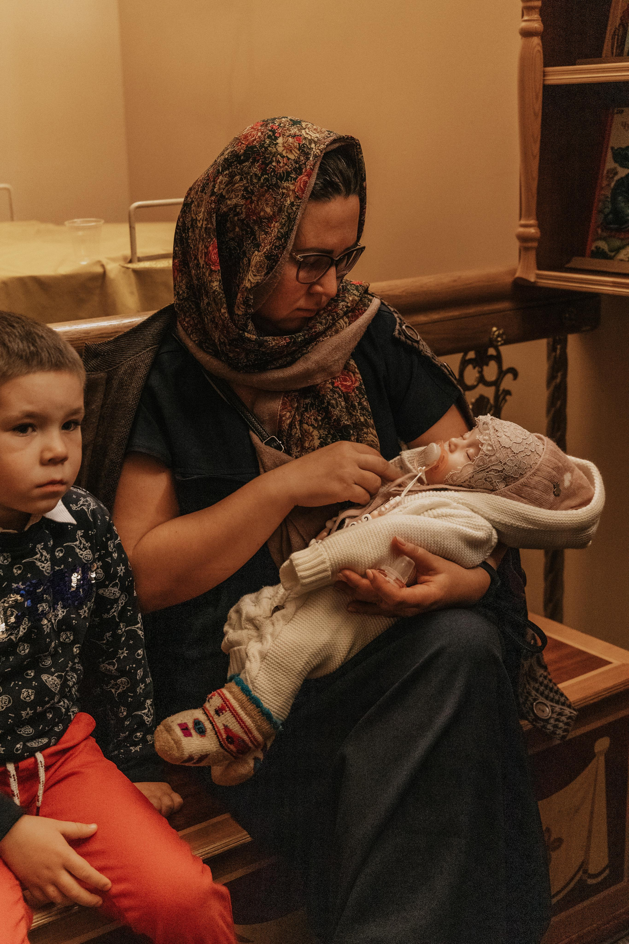 Таинство крещения София и Полина (Георгиевский храм Видное). Семейный и свадебный фотограф Видное Москва Екатерина Пятова