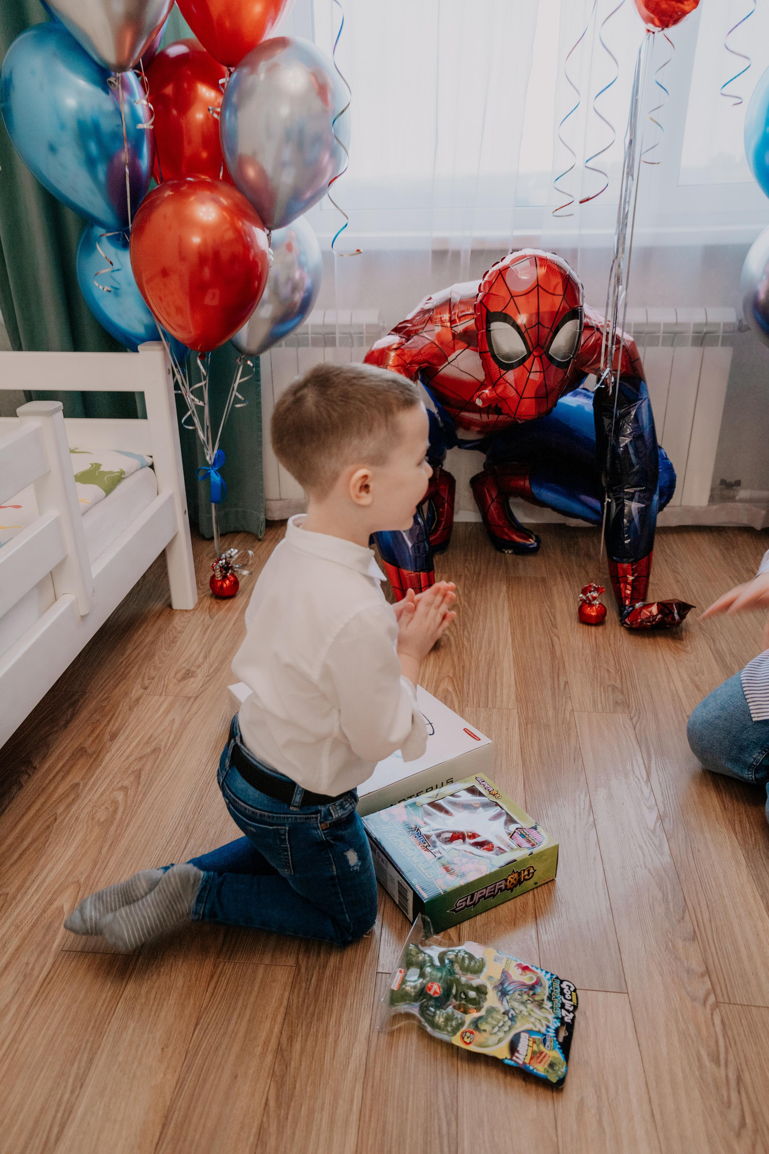 День Рождения Мирон 4 года (домашняя). Семейный и свадебный фотограф Видное Москва Екатерина Пятова