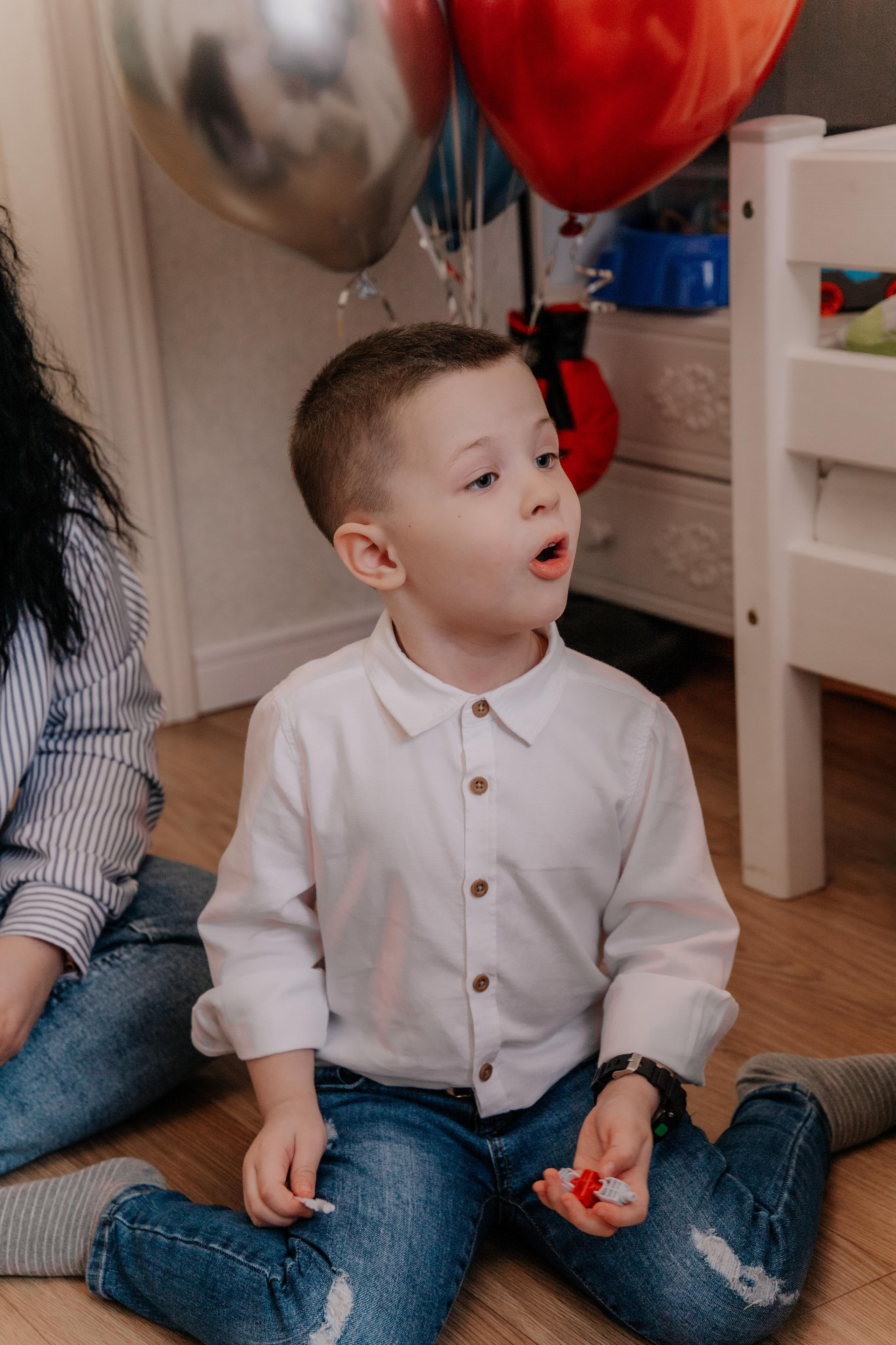 День Рождения Мирон 4 года (домашняя). Семейный и свадебный фотограф Видное Москва Екатерина Пятова