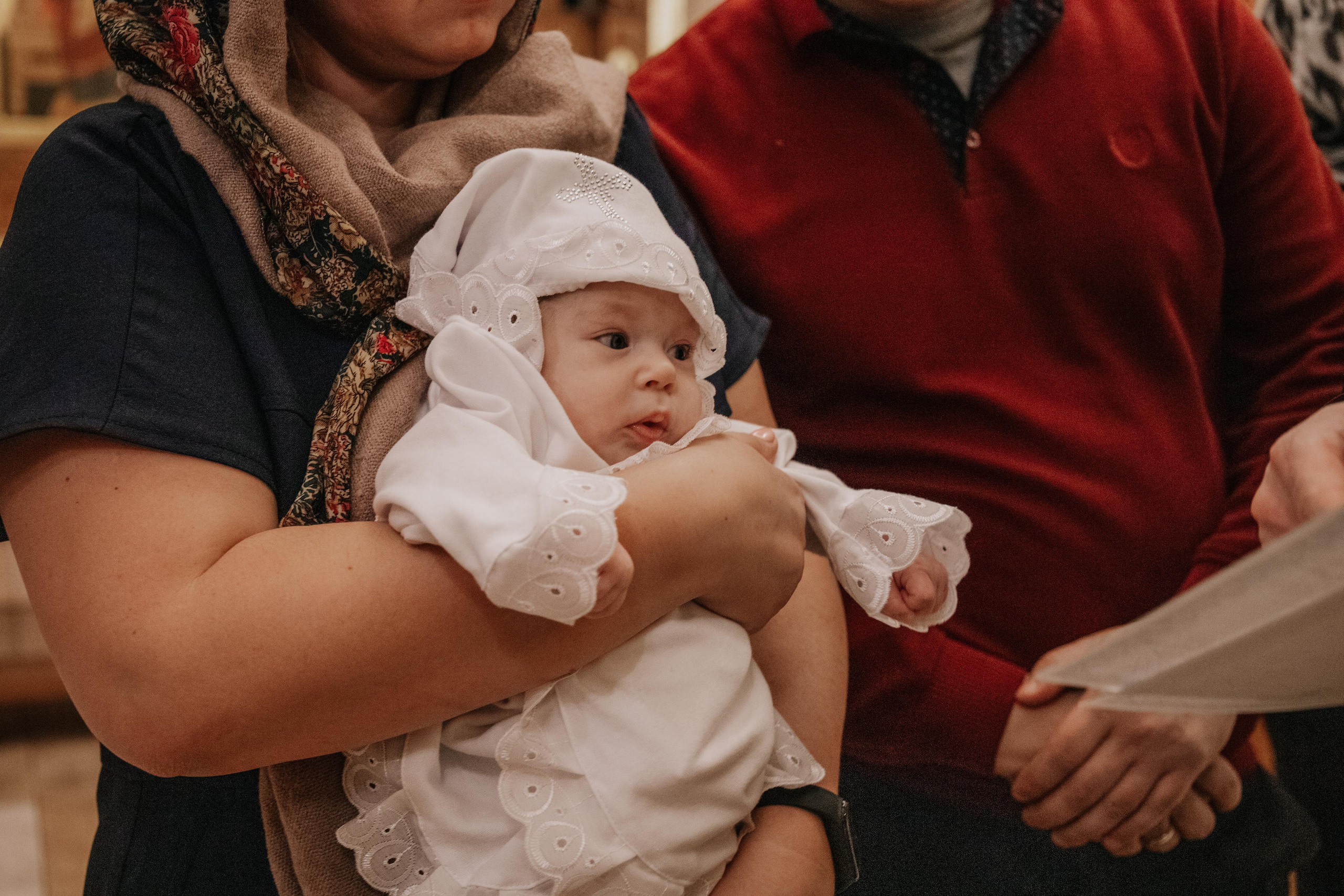 Таинство крещения София и Полина (Георгиевский храм Видное). Семейный и свадебный фотограф Видное Москва Екатерина Пятова