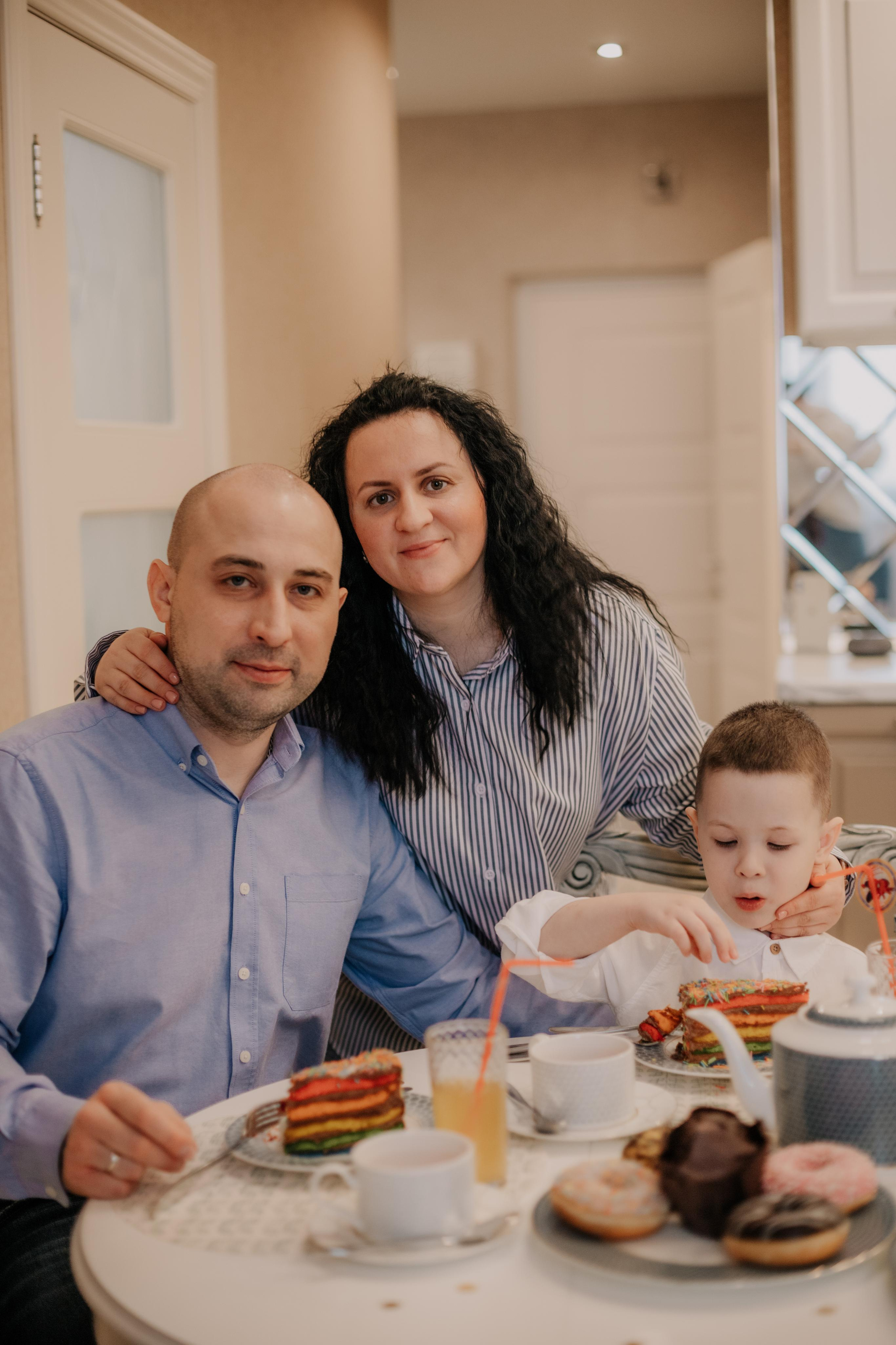День Рождения Мирон 4 года (домашняя). Семейный и свадебный фотограф Видное Москва Екатерина Пятова