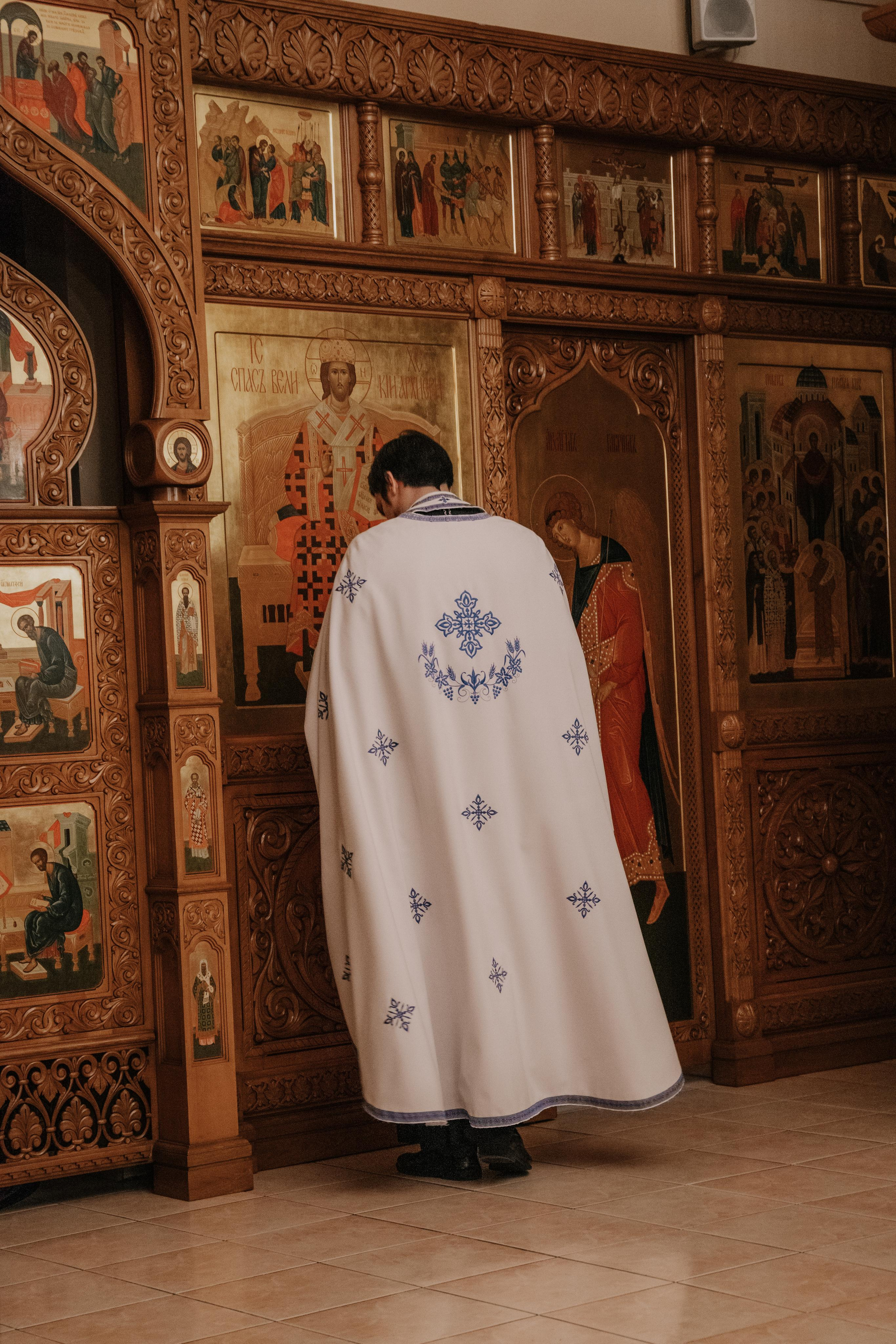 Таинство крещения София и Полина (Георгиевский храм Видное). Семейный и свадебный фотограф Видное Москва Екатерина Пятова