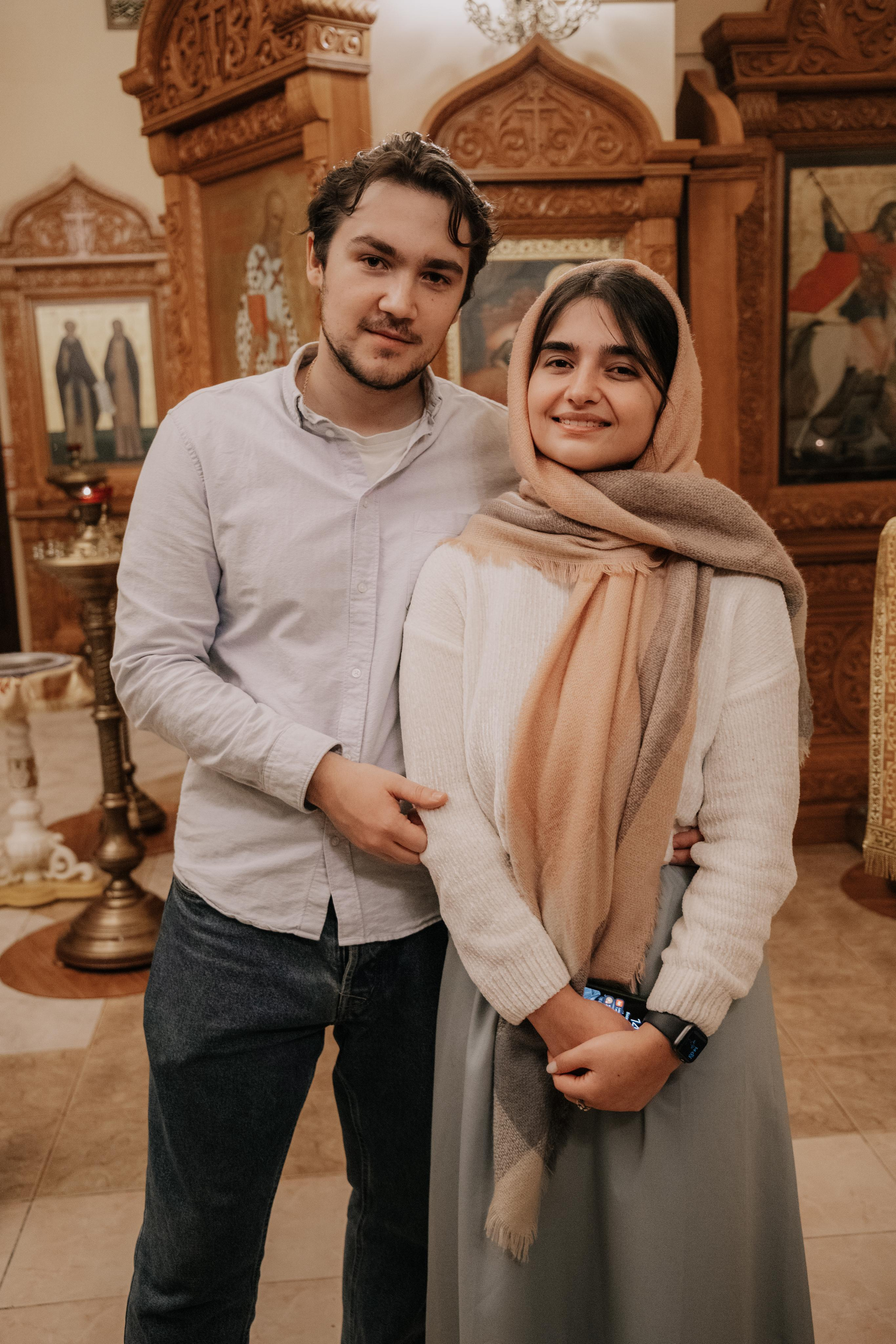 Таинство крещения София и Полина (Георгиевский храм Видное). Семейный и свадебный фотограф Видное Москва Екатерина Пятова