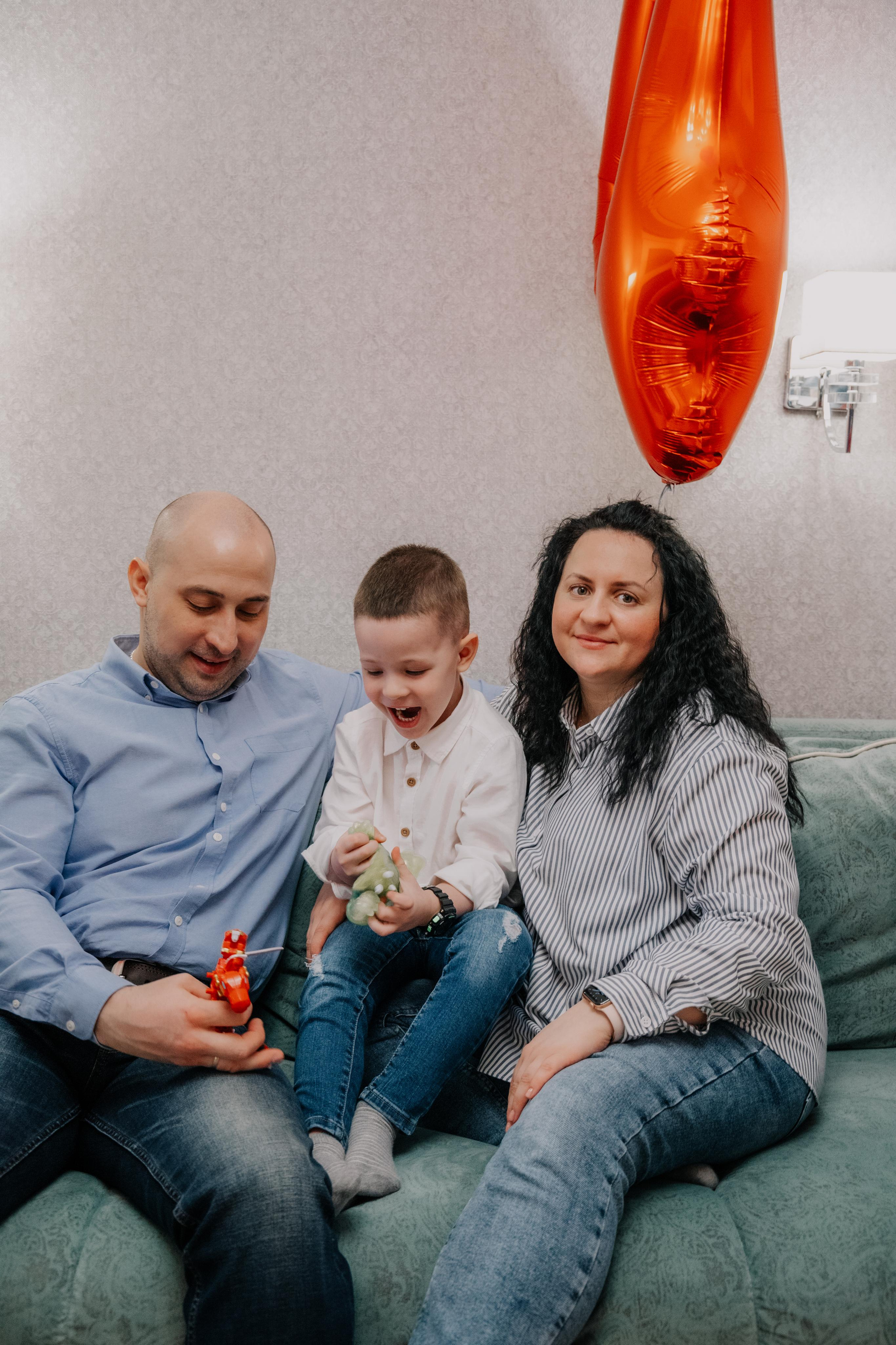 День Рождения Мирон 4 года (домашняя). Семейный и свадебный фотограф Видное Москва Екатерина Пятова