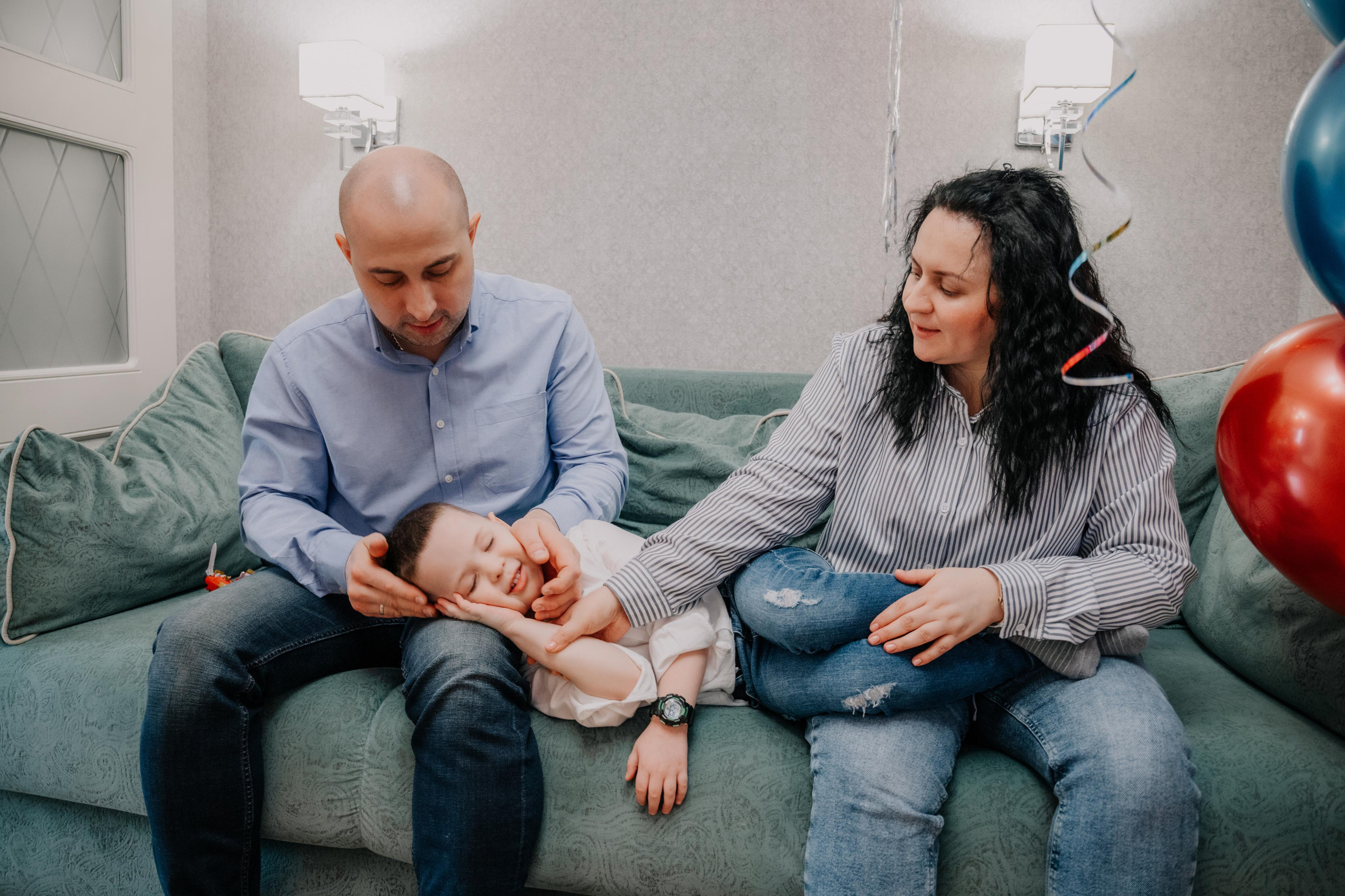 День Рождения Мирон 4 года (домашняя). Семейный и свадебный фотограф Видное Москва Екатерина Пятова