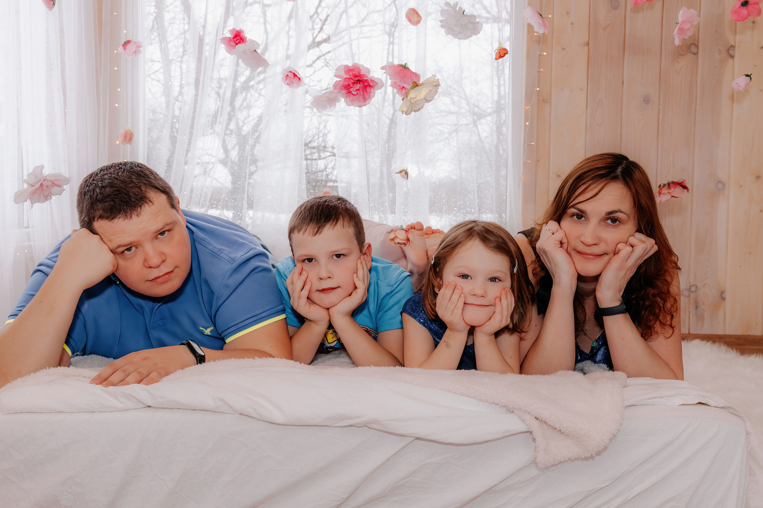 Екатерина и семья (Фотодеревня Видное). Семейный и свадебный фотограф Видное Москва Екатерина Пятова