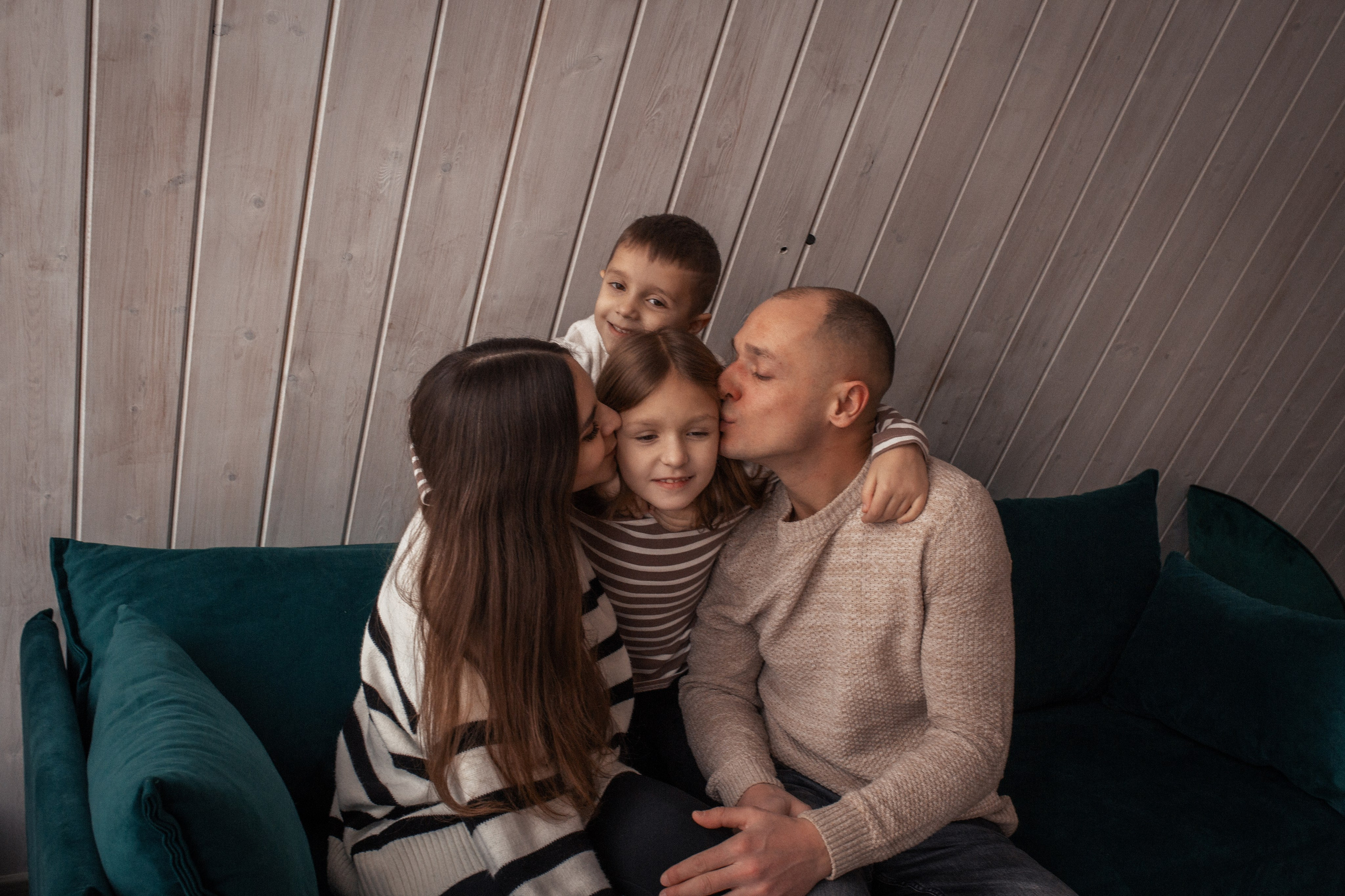 Мария с семьёй