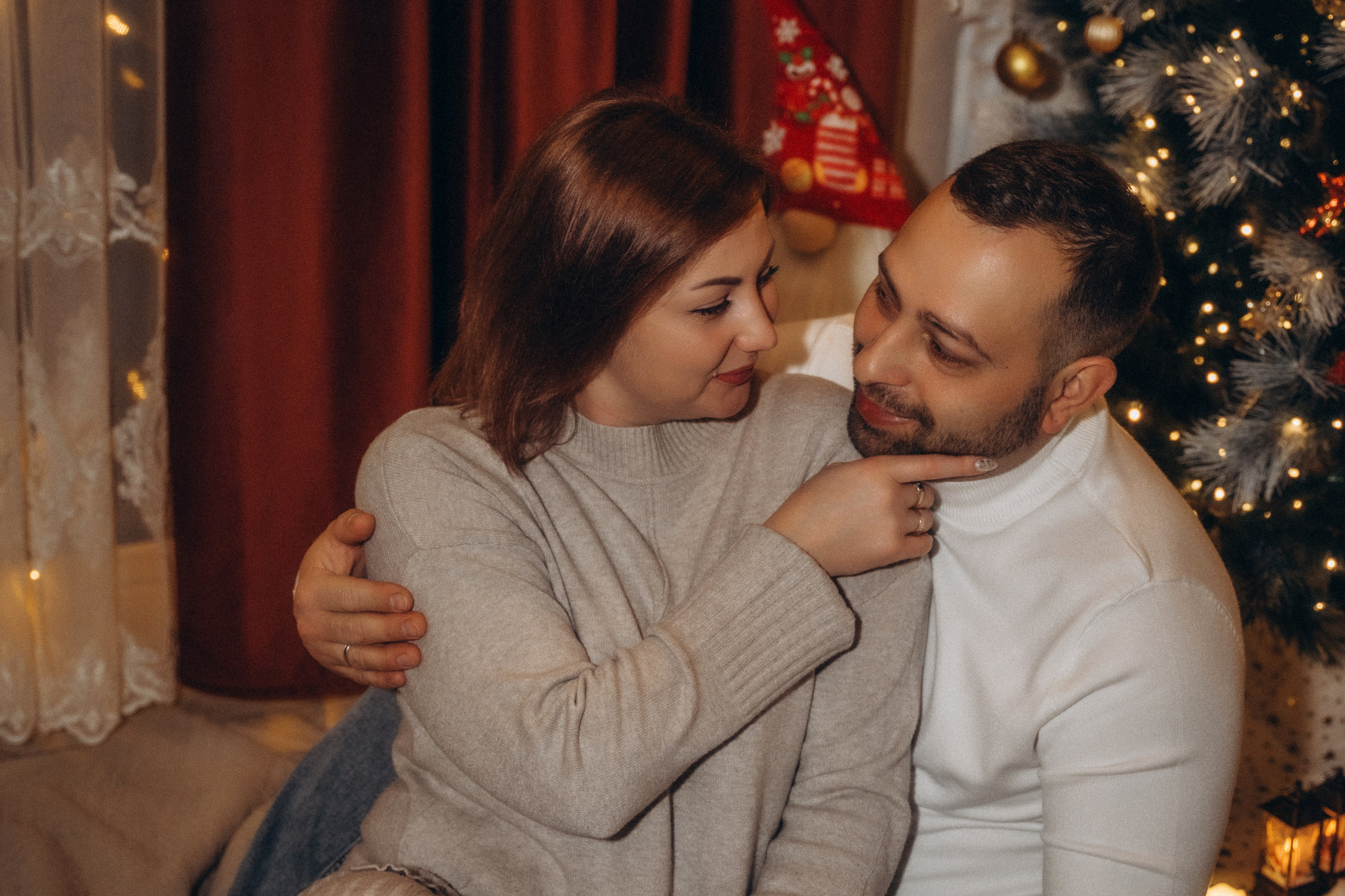 Семья Киприяновы, Новый год дома. Семейный фотограф в Белгороде Амелина Алина