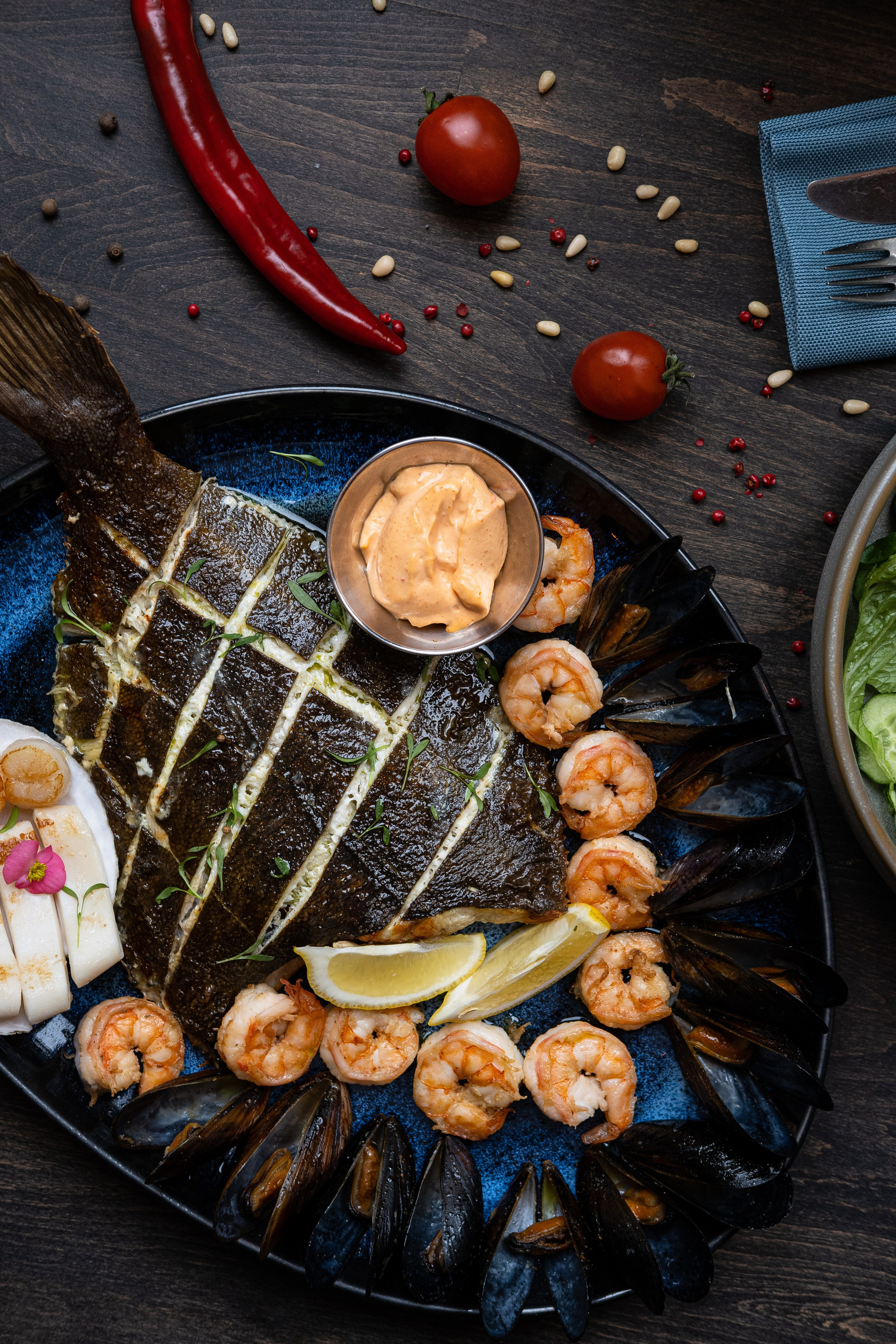 La Perla Seafood Bar. Главная