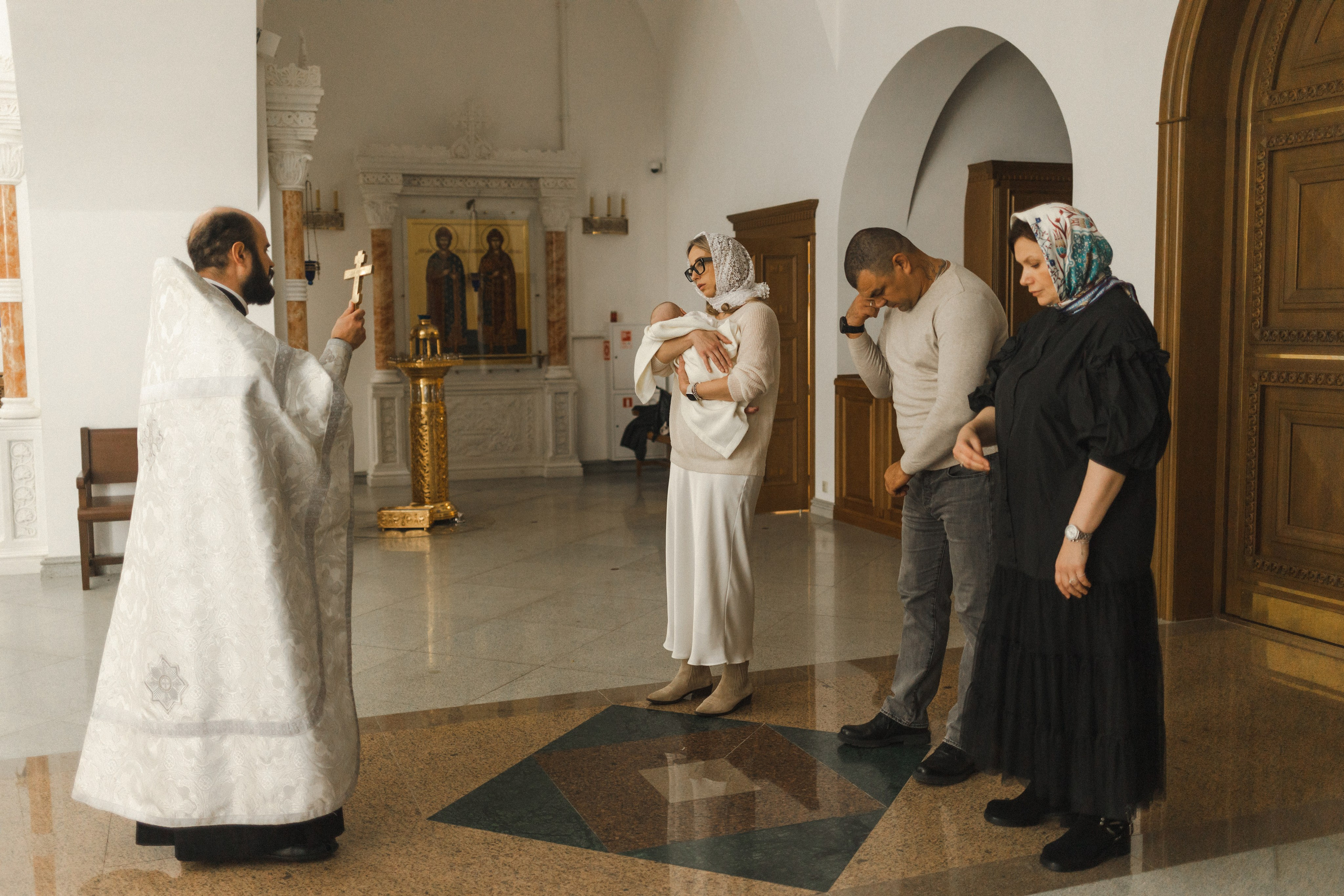 Крещение Стефании. Семейный фотограф в Москве