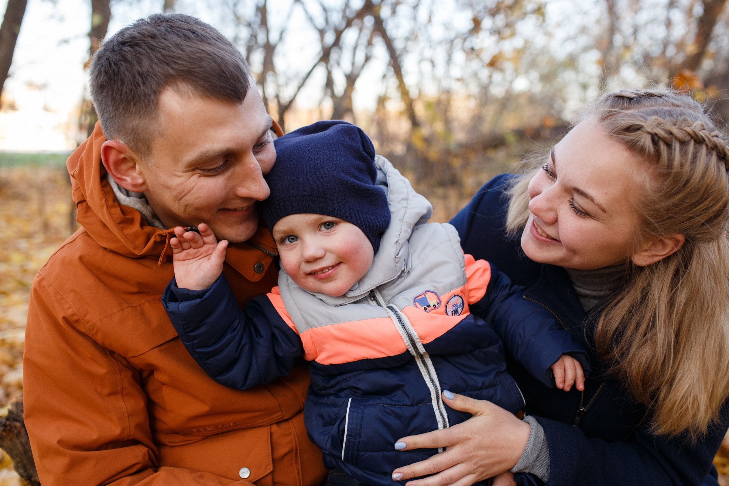 Осенняя прогулка. Семьи, портреты, школьные съемки. Фотограф Лагутина Елена. Москва
