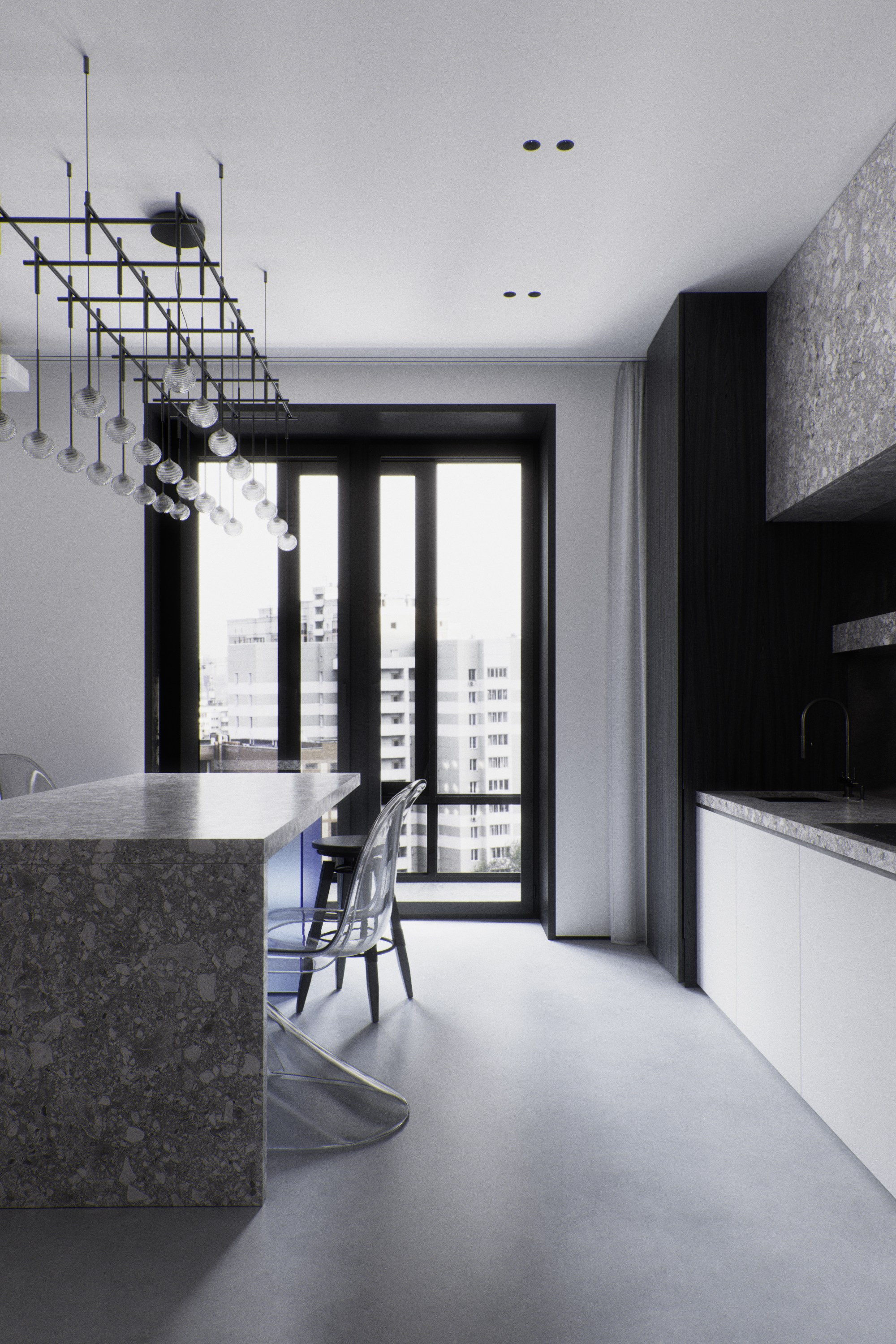 Blue accent. 3D Визуализация // Reiterrrr