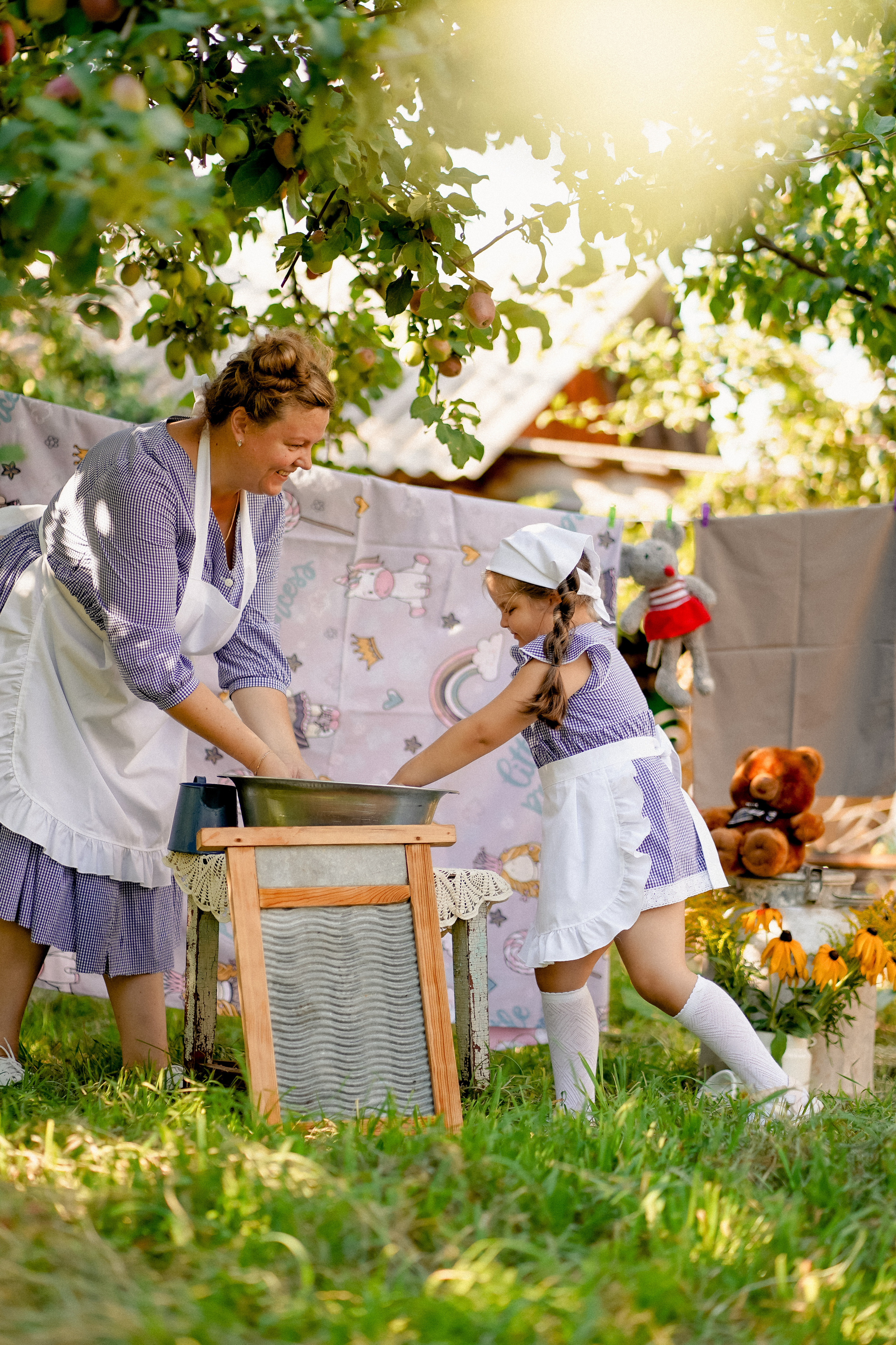 Большая стирка Агата и Юлия