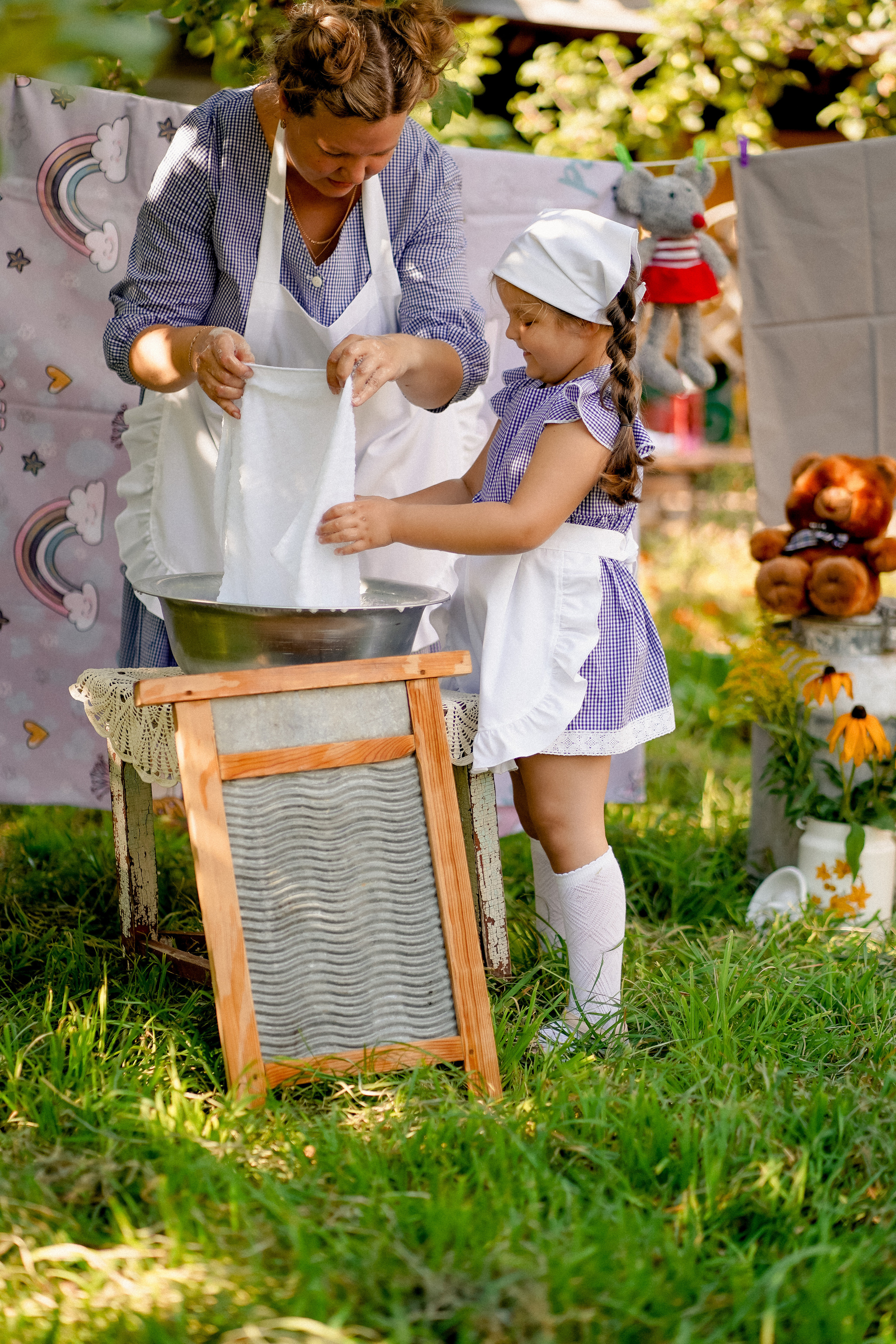 Большая стирка Агата и Юлия