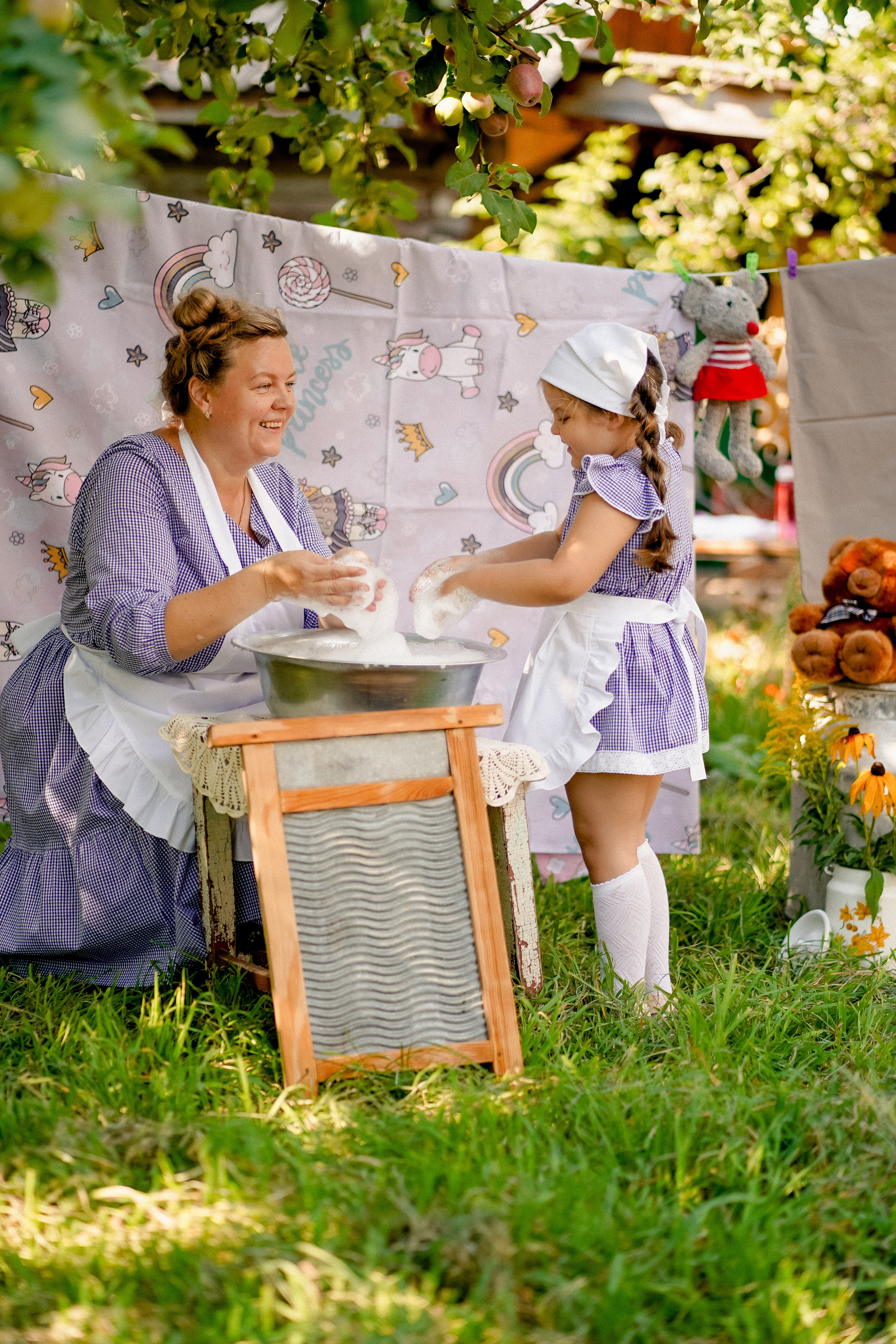 Большая стирка Агата и Юлия