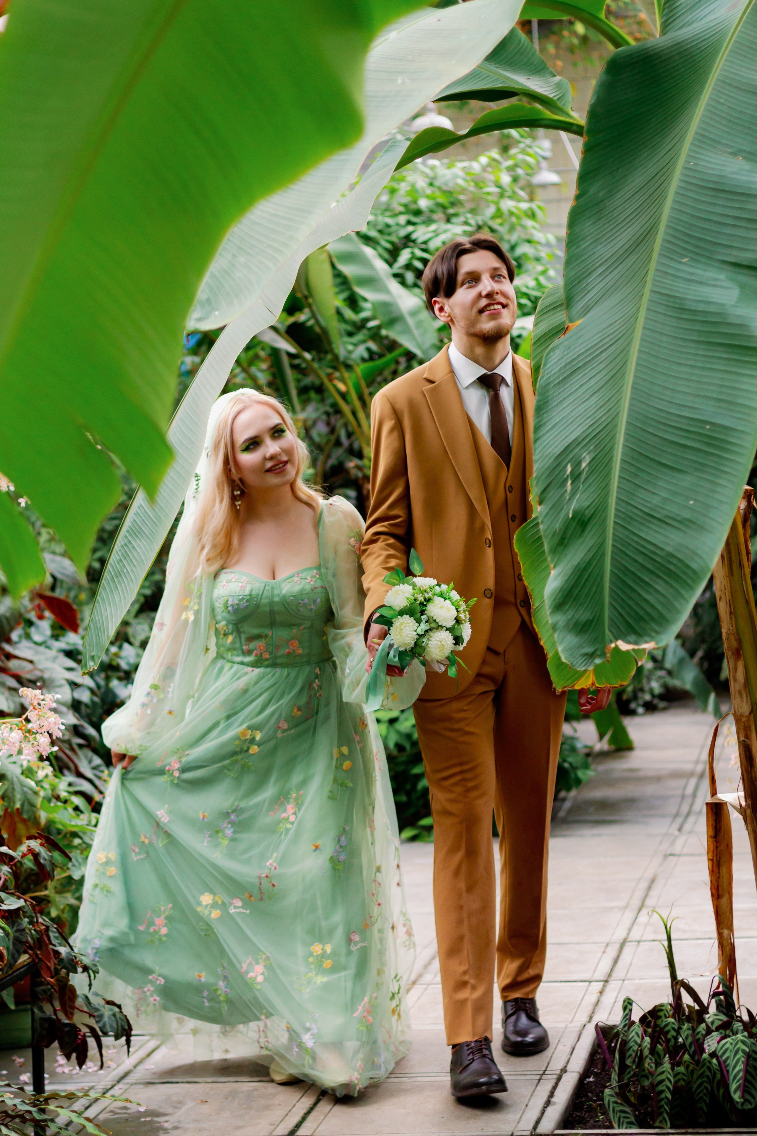 Никита и Валерия. Свадебная фотосессия в оранжерее, Екатеринбург. Фотограф в Екатеринбурге Пойгина Елена