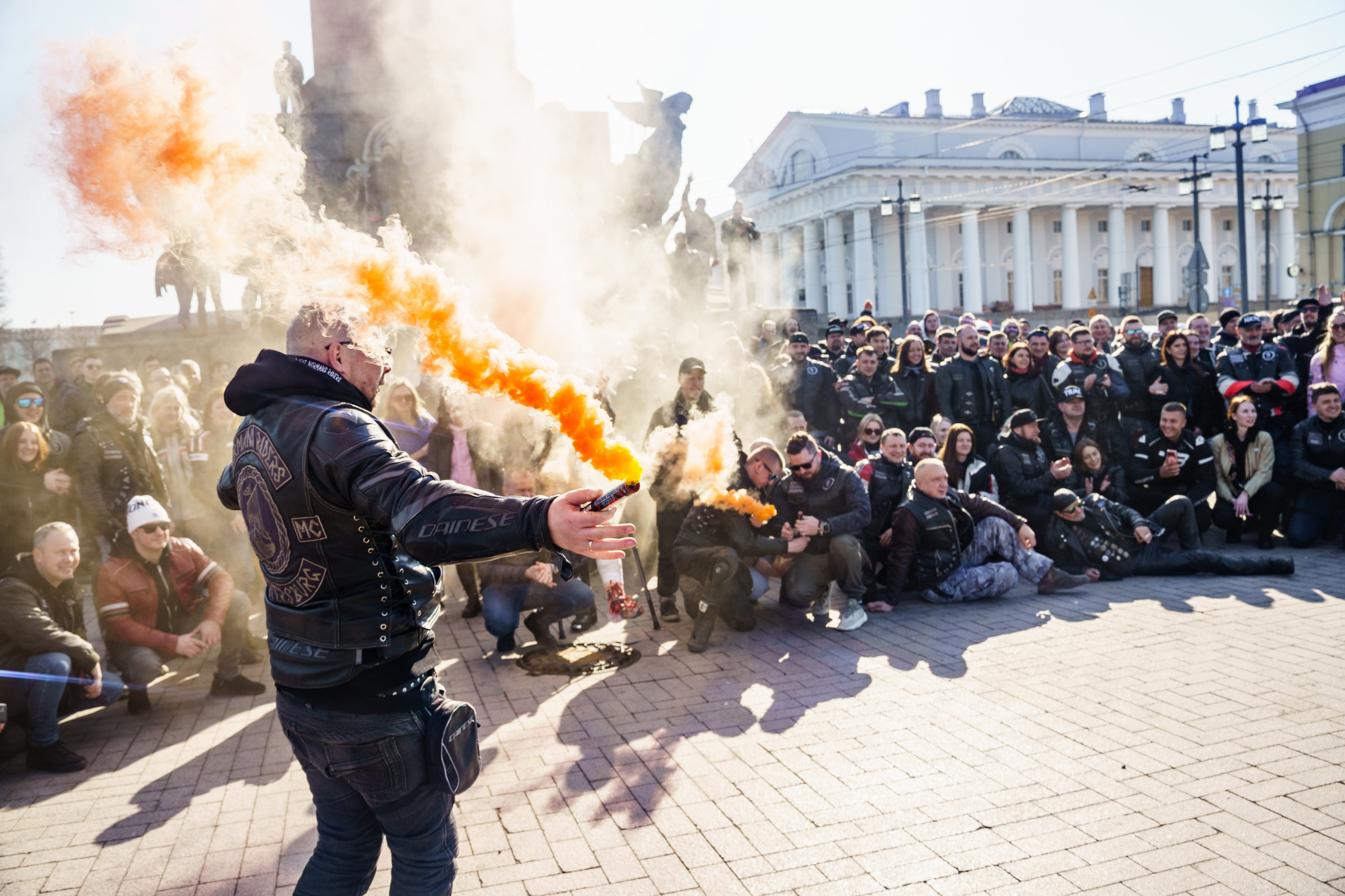 Прохват мотоклуба Norman Riders ч.1. Концертный и репортажный фотограф в Санкт-Петербурге Слава Пахомов