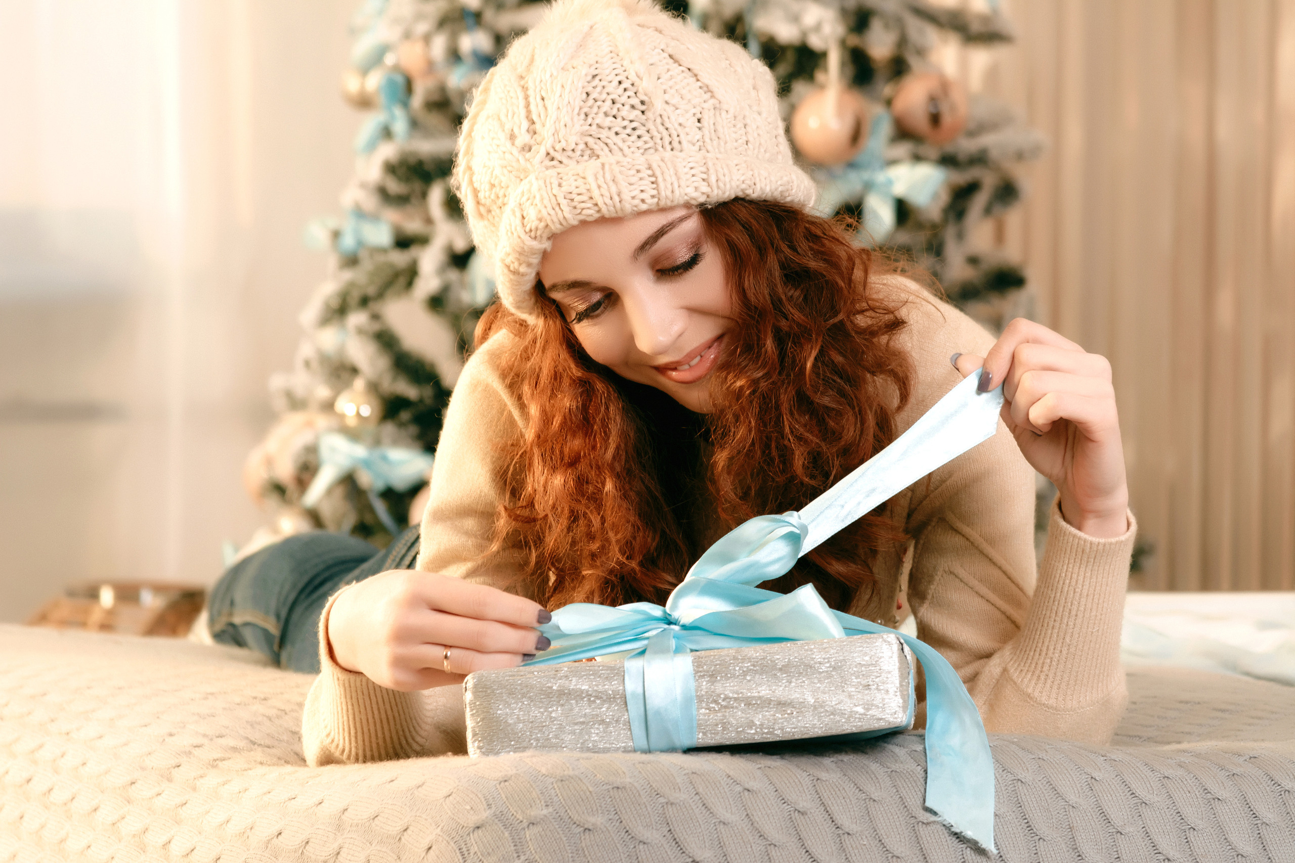 Новогодняя фотосессия сестренок Марии и Жени. Свадебный и семейный фотограф в г. Краснодар Екатерина Зверева
