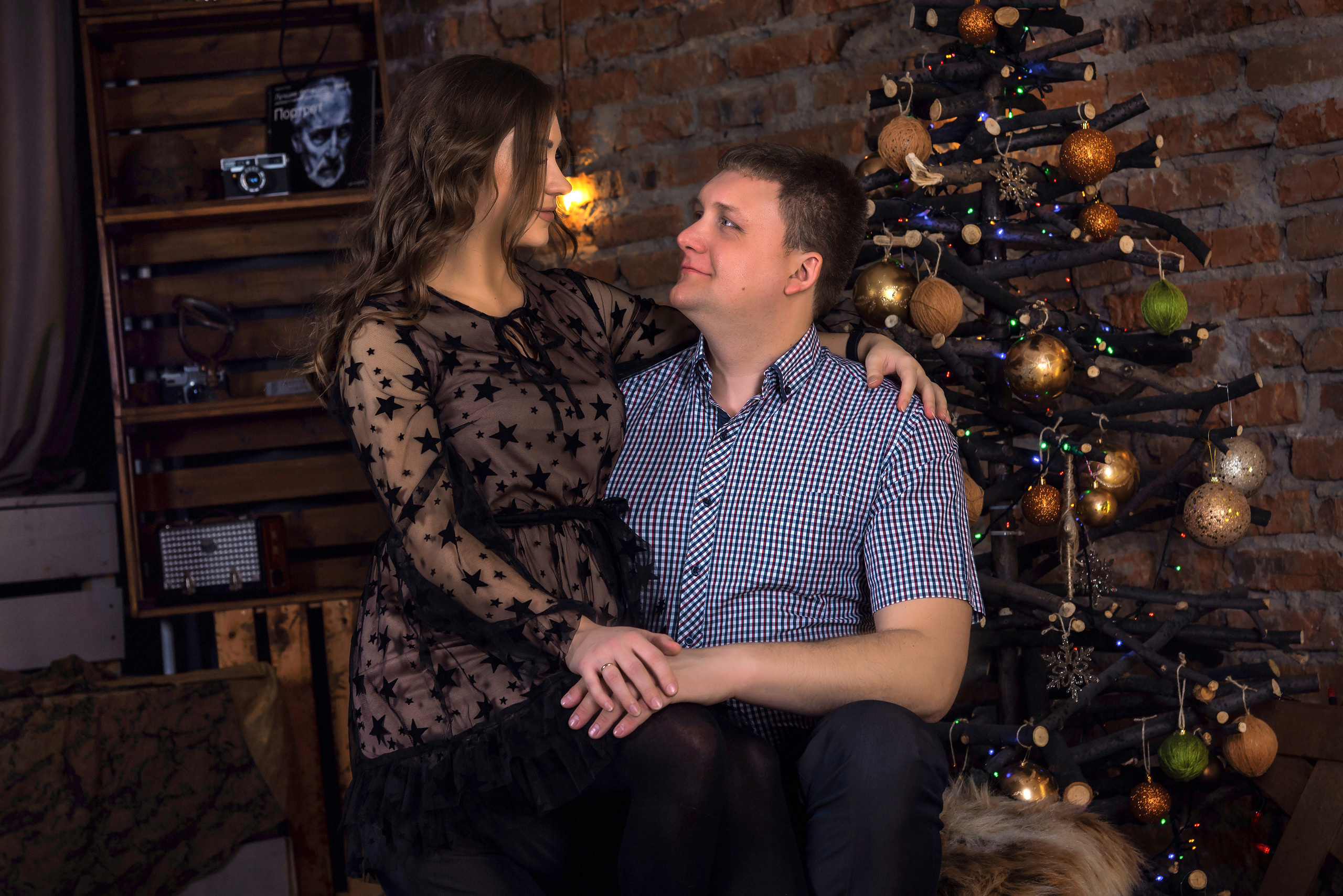 Новогодняя фотосессия Ольги, Дмитрия, Дарины и Артемия. Свадебный и семейный фотограф в г. Краснодар Екатерина Зверева