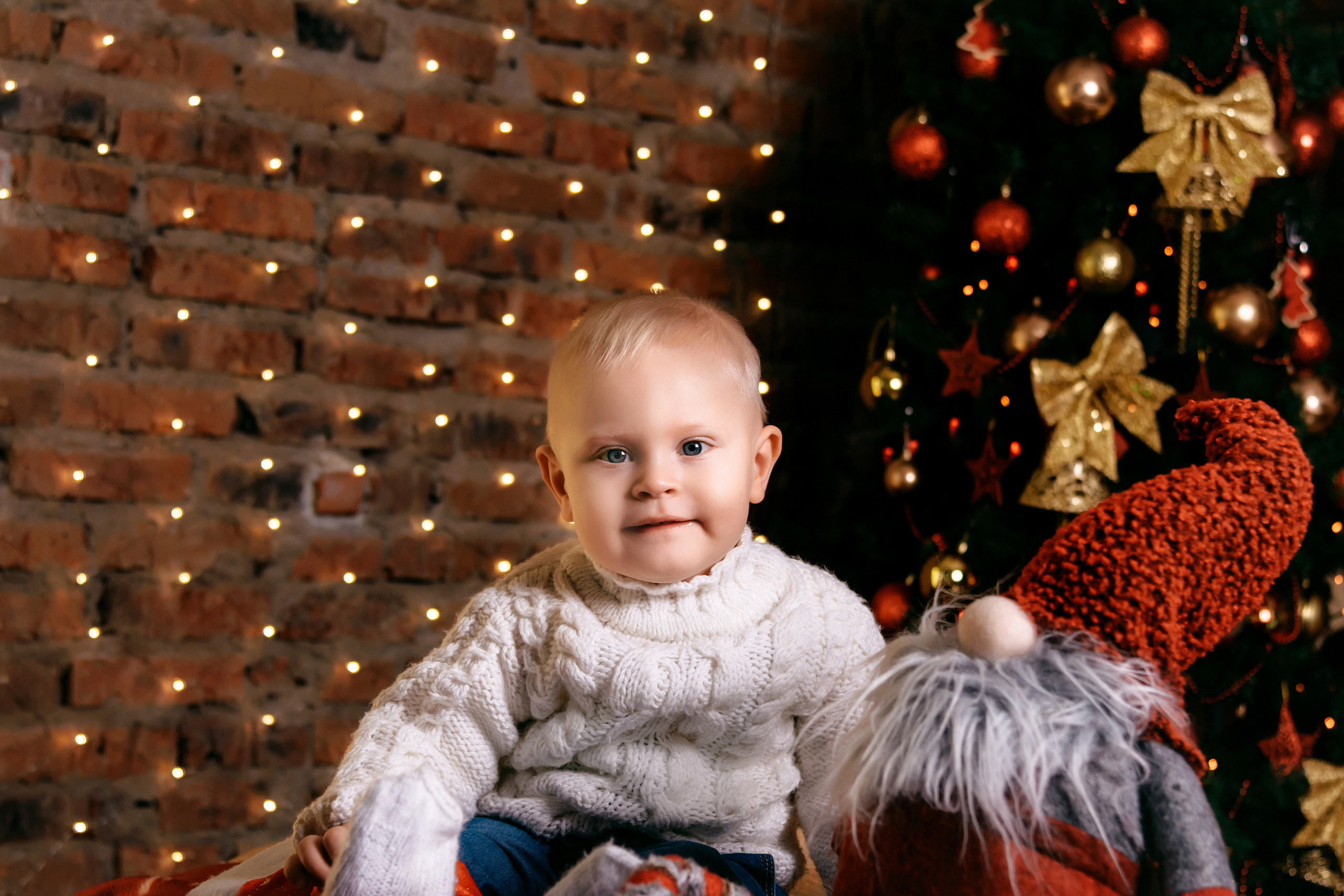 Семейная новогодняя фотосессия Алены, Дмитрия и Егора. Свадебный и семейный фотограф в г. Краснодар Екатерина Зверева