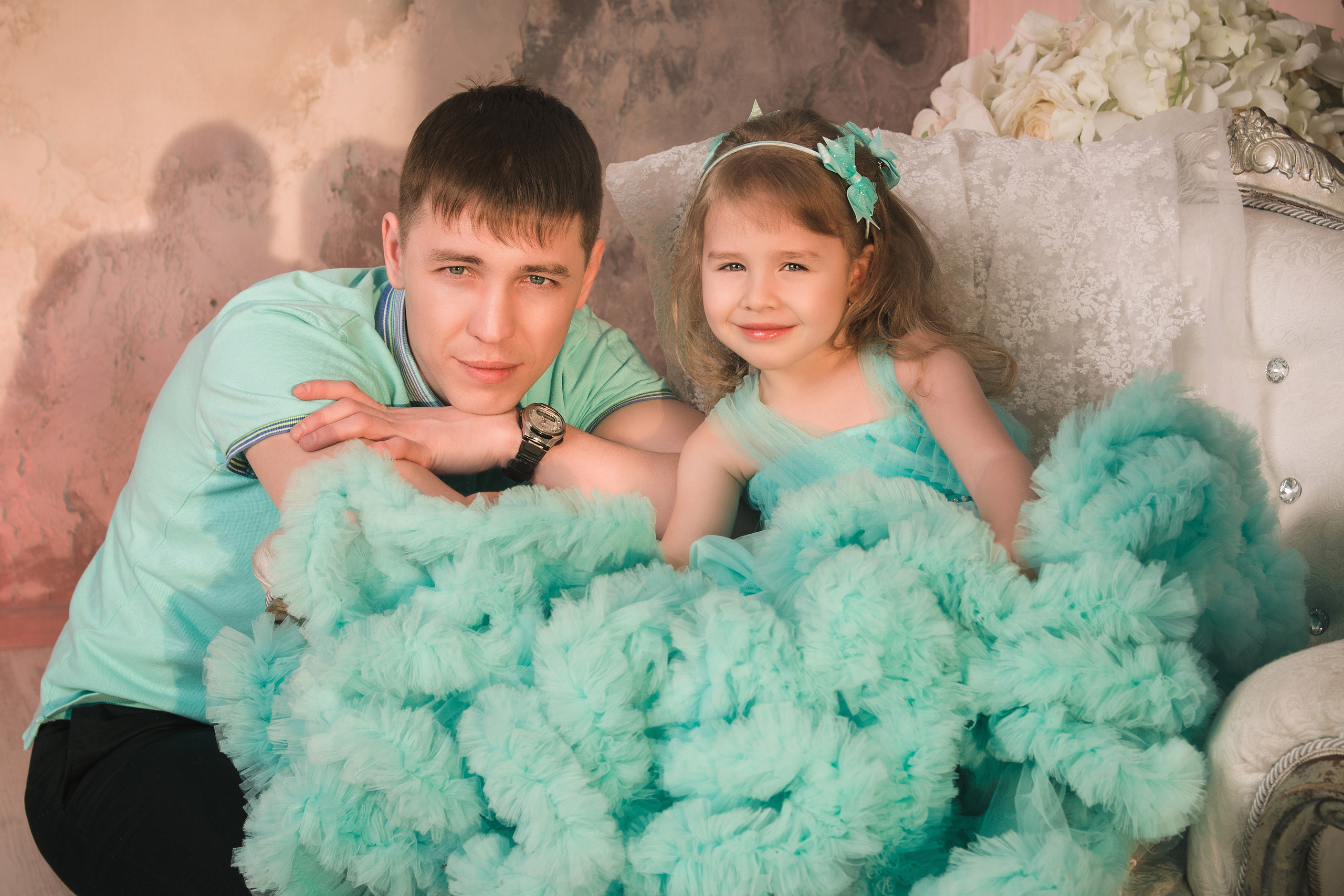 Семейная фотосессия с хаски. Свадебный и семейный фотограф в г. Краснодар Екатерина Зверева