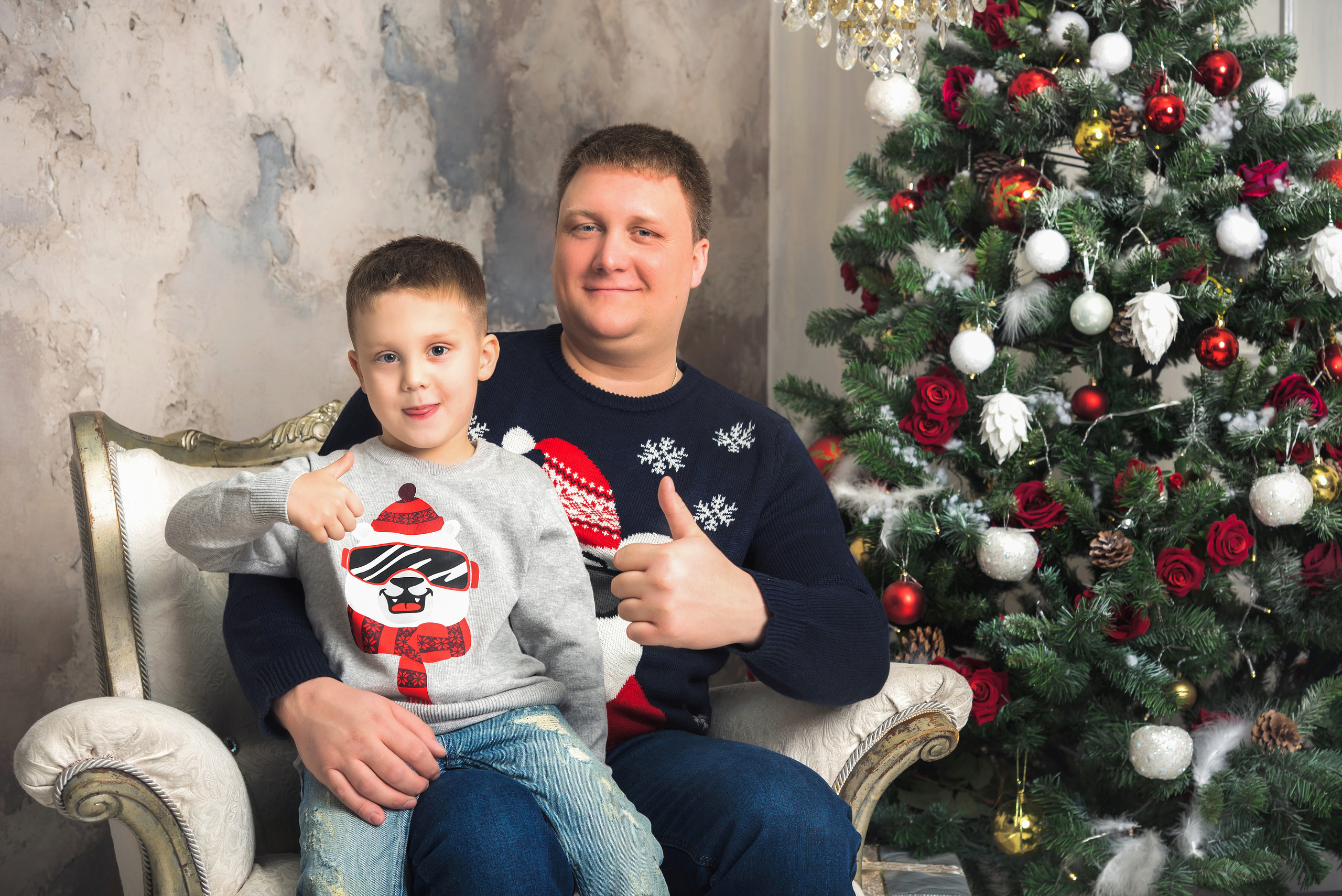 Новогодняя фотосессия Ольги, Дмитрия, Дарины и Артемия. Свадебный и семейный фотограф в г. Краснодар Екатерина Зверева