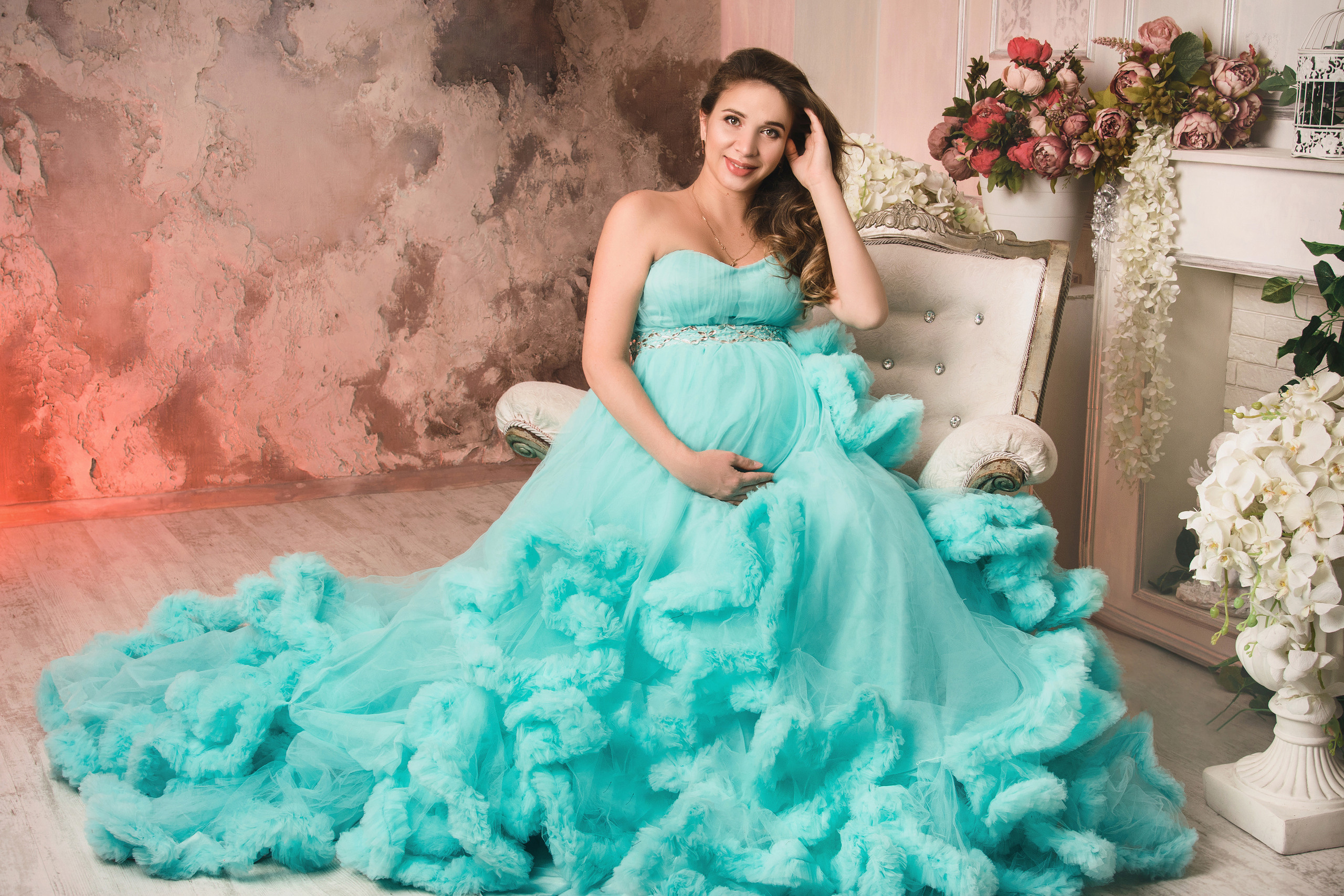 Семейная фотосессия с хаски. Свадебный и семейный фотограф в г. Краснодар Екатерина Зверева