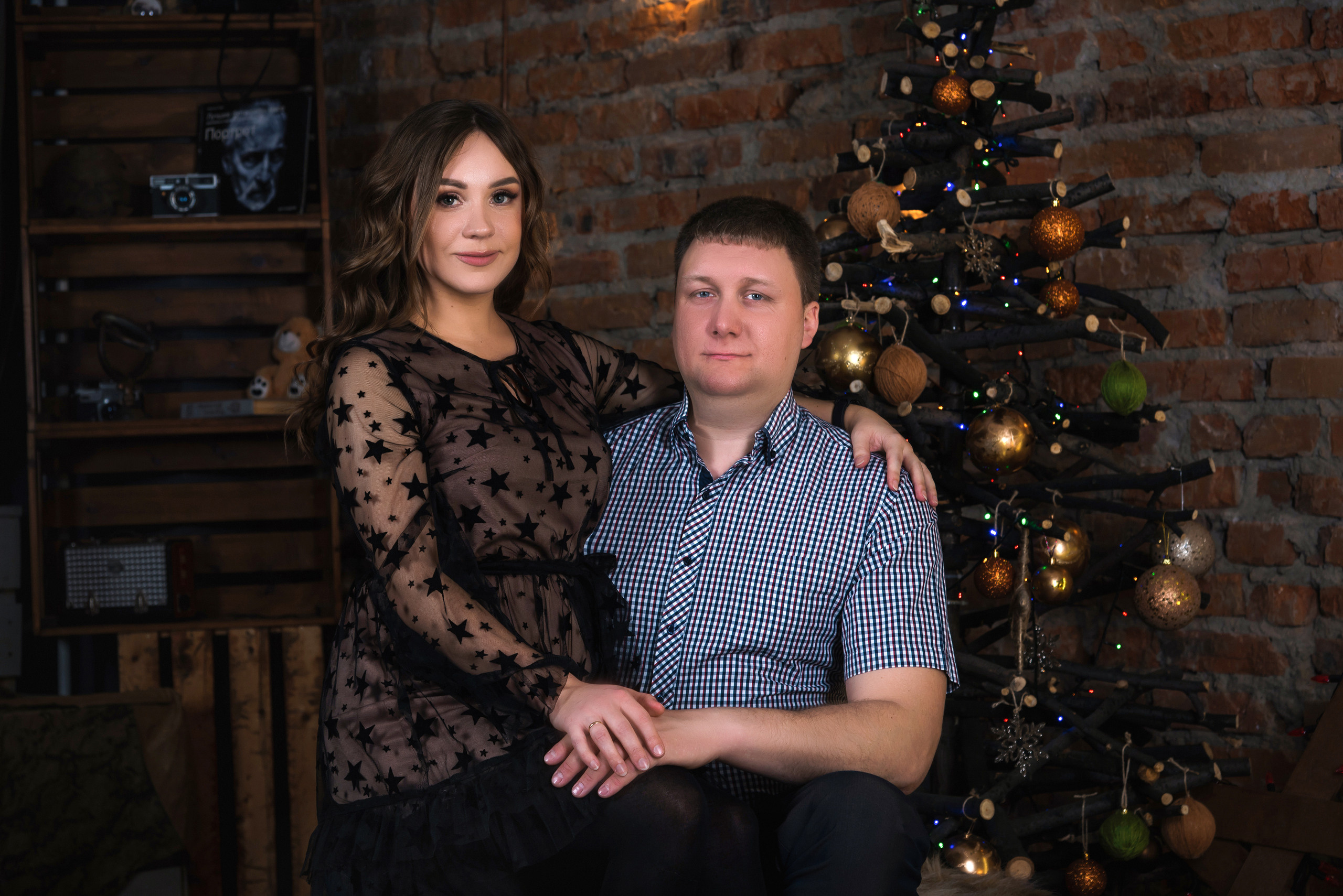 Новогодняя фотосессия Ольги, Дмитрия, Дарины и Артемия. Свадебный и семейный фотограф в г. Краснодар Екатерина Зверева