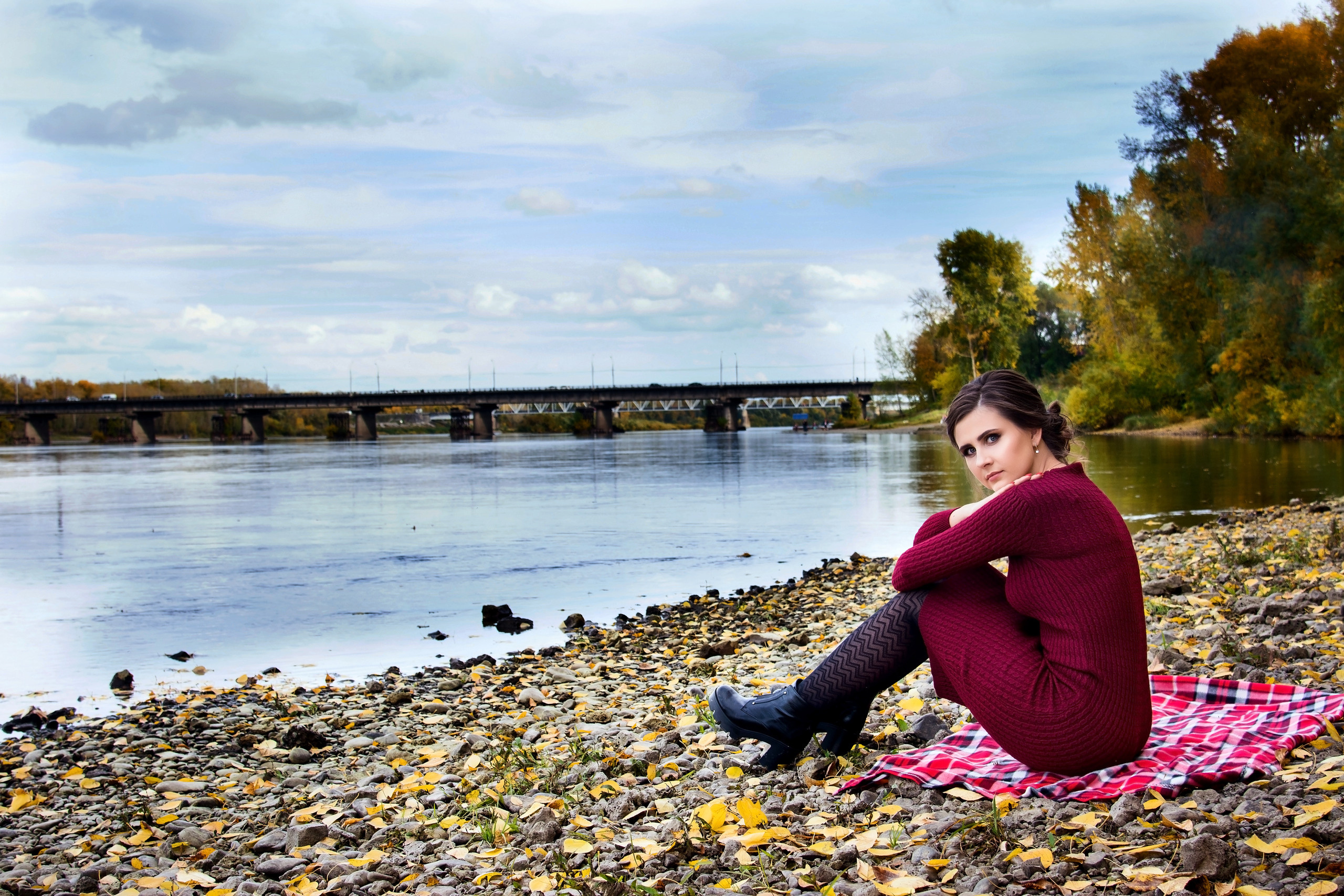 Осенняя фотосессия для Ксении. Свадебный и семейный фотограф в г. Краснодар Екатерина Зверева