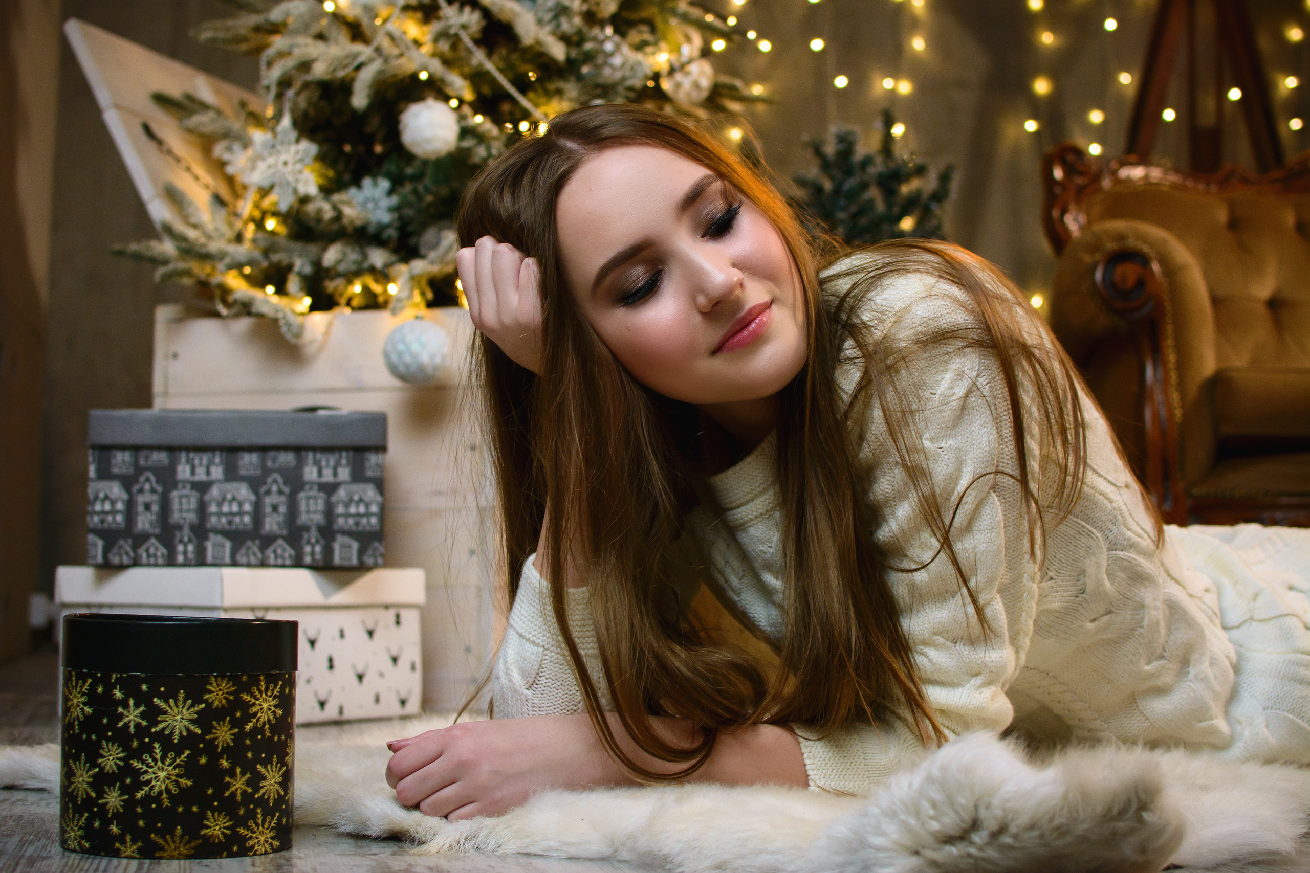 Новогодняя сказка для Лизы. Свадебный и семейный фотограф в г. Краснодар Екатерина Зверева