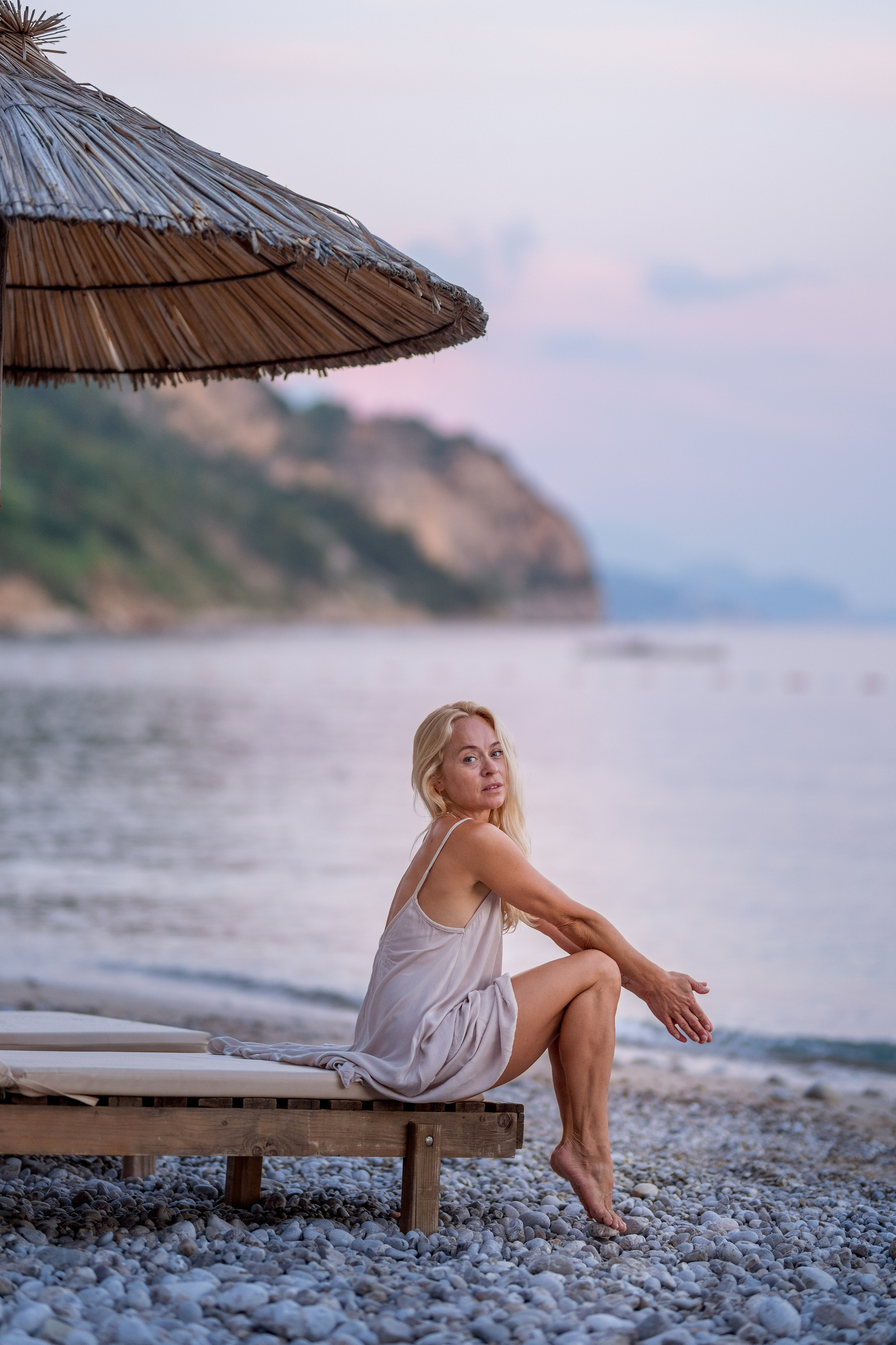 Photo session of a mother and son on the beach in Budva, Montenegro. Kate Khaldeeva photographer in Saratov