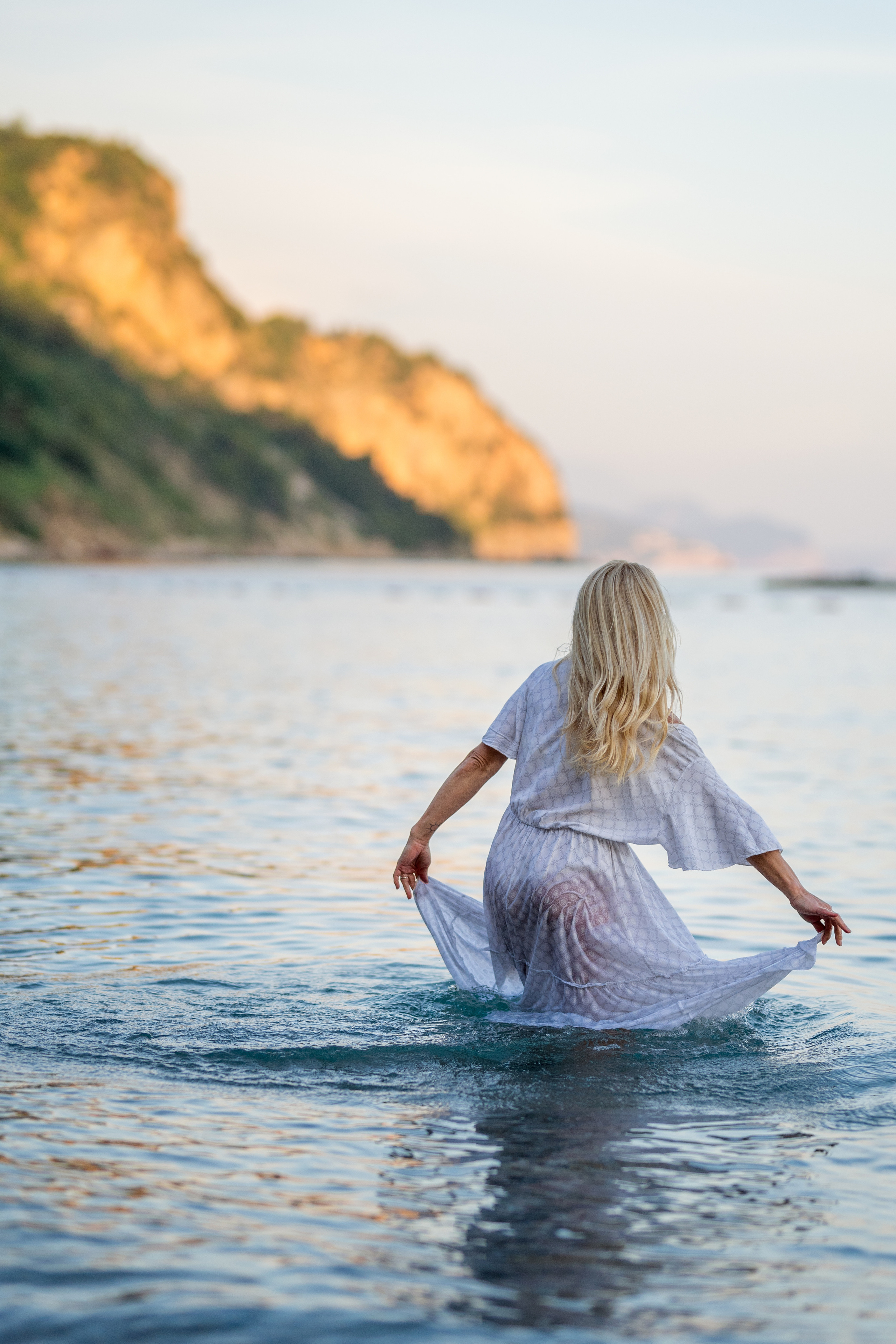 Photo session of a mother and son on the beach in Budva, Montenegro. Kate Khaldeeva photographer in Saratov