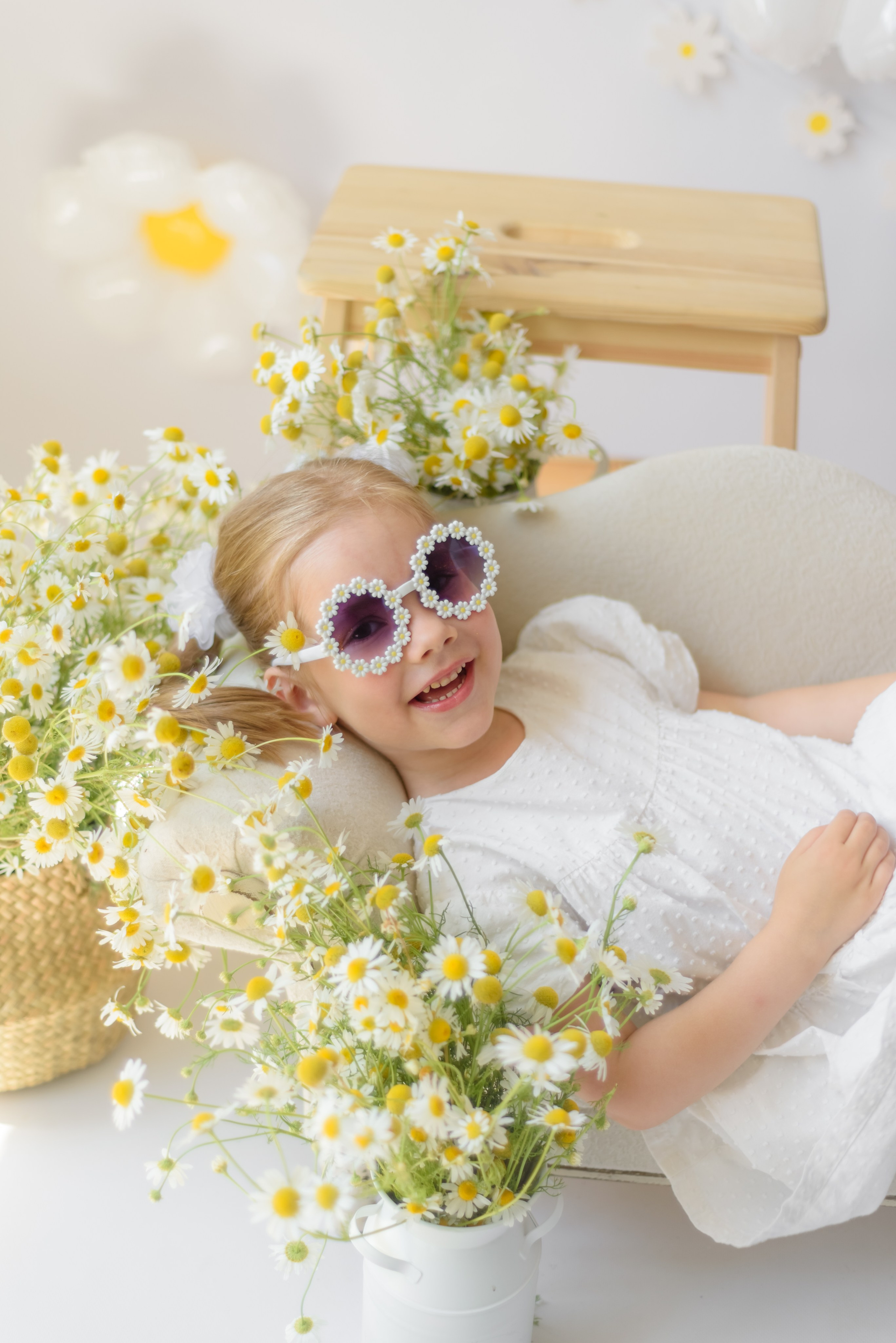 Фотопроект «Ромашки» Полина. Детский Фотограф |Фотограф на годик в Брянске Ирина Романова
