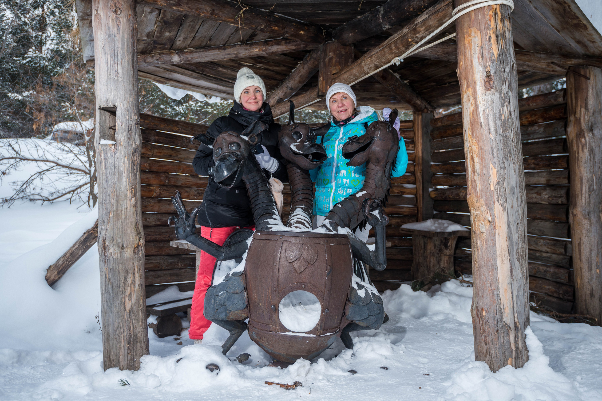 Таганай Семибратка, Парк Бажова, ледяной фонтан 06.01.2024. Свадебный фотограф на Урале Виктор Соколов