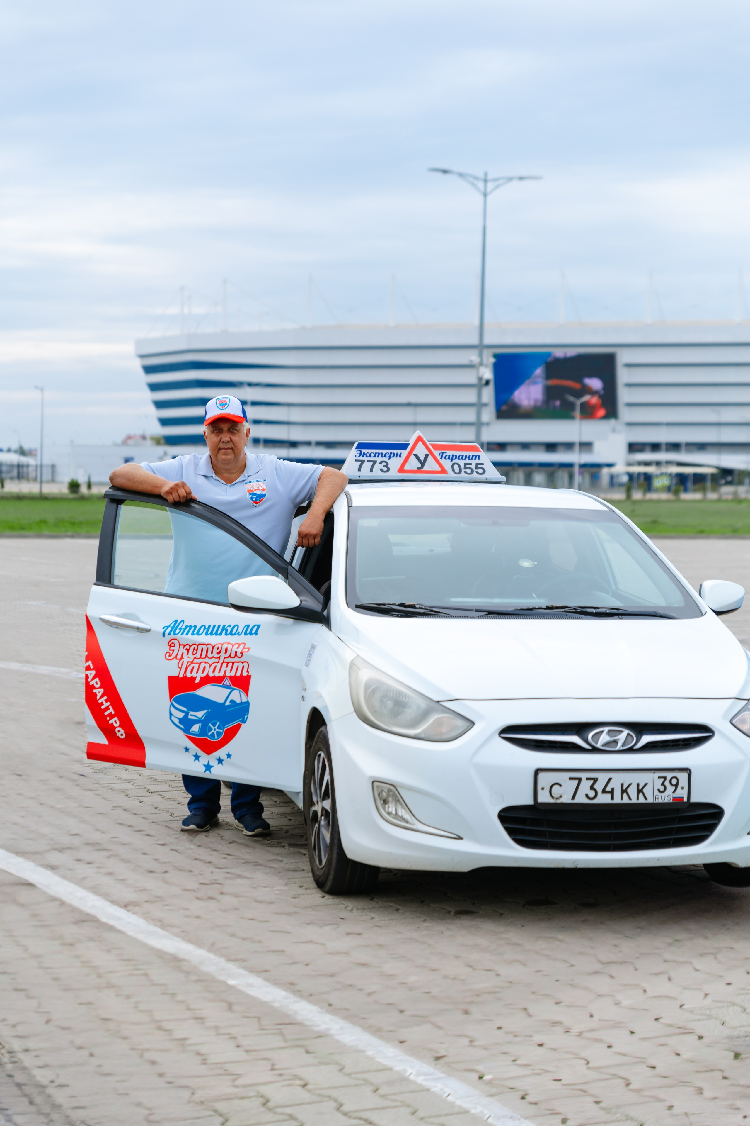 Extern-Garant Driving School. Content shooting. KRIS KRUPINNIKOVA