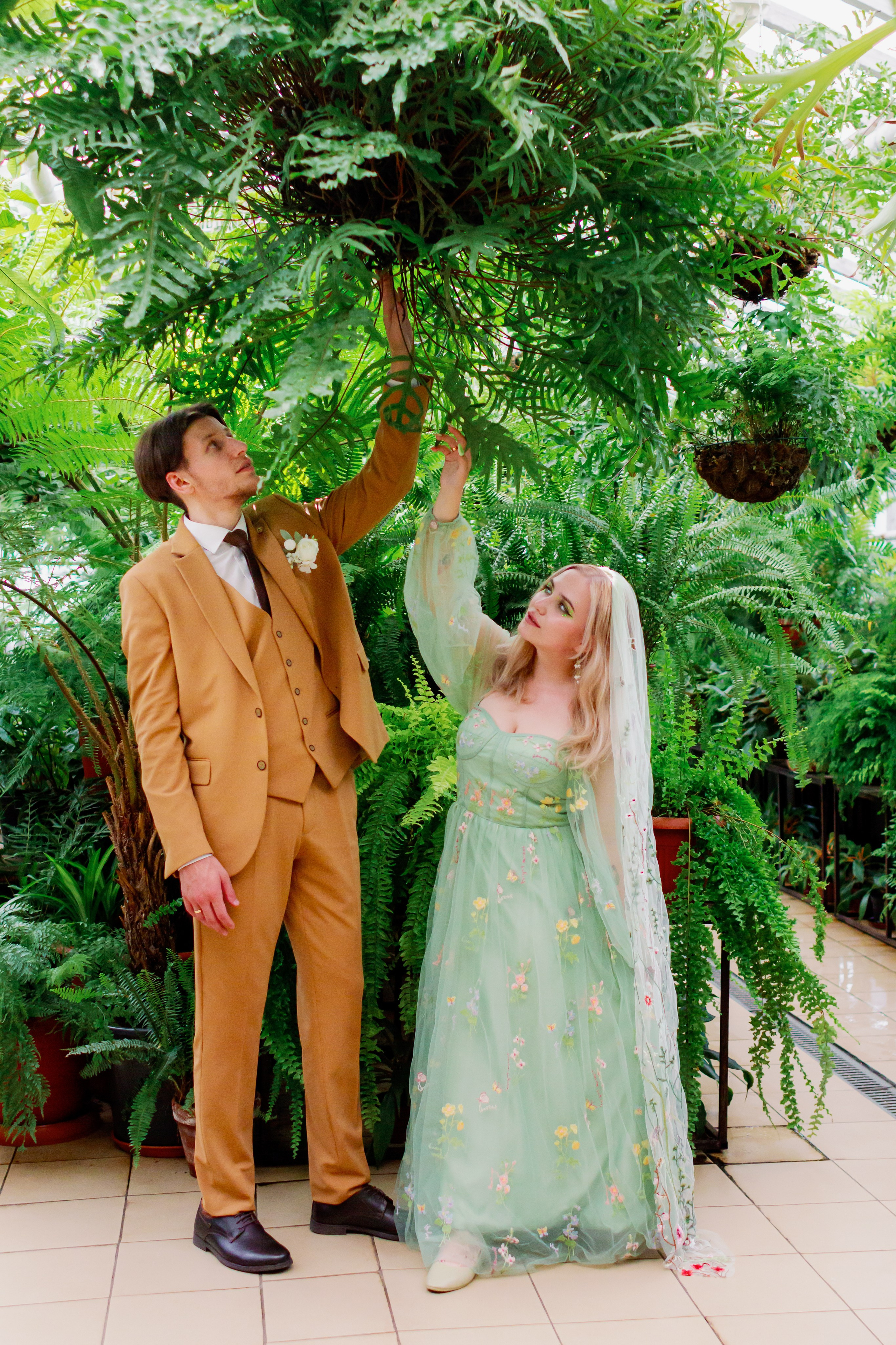 Никита и Валерия. Свадебная фотосессия в оранжерее, Екатеринбург. Фотограф в Екатеринбурге Пойгина Елена