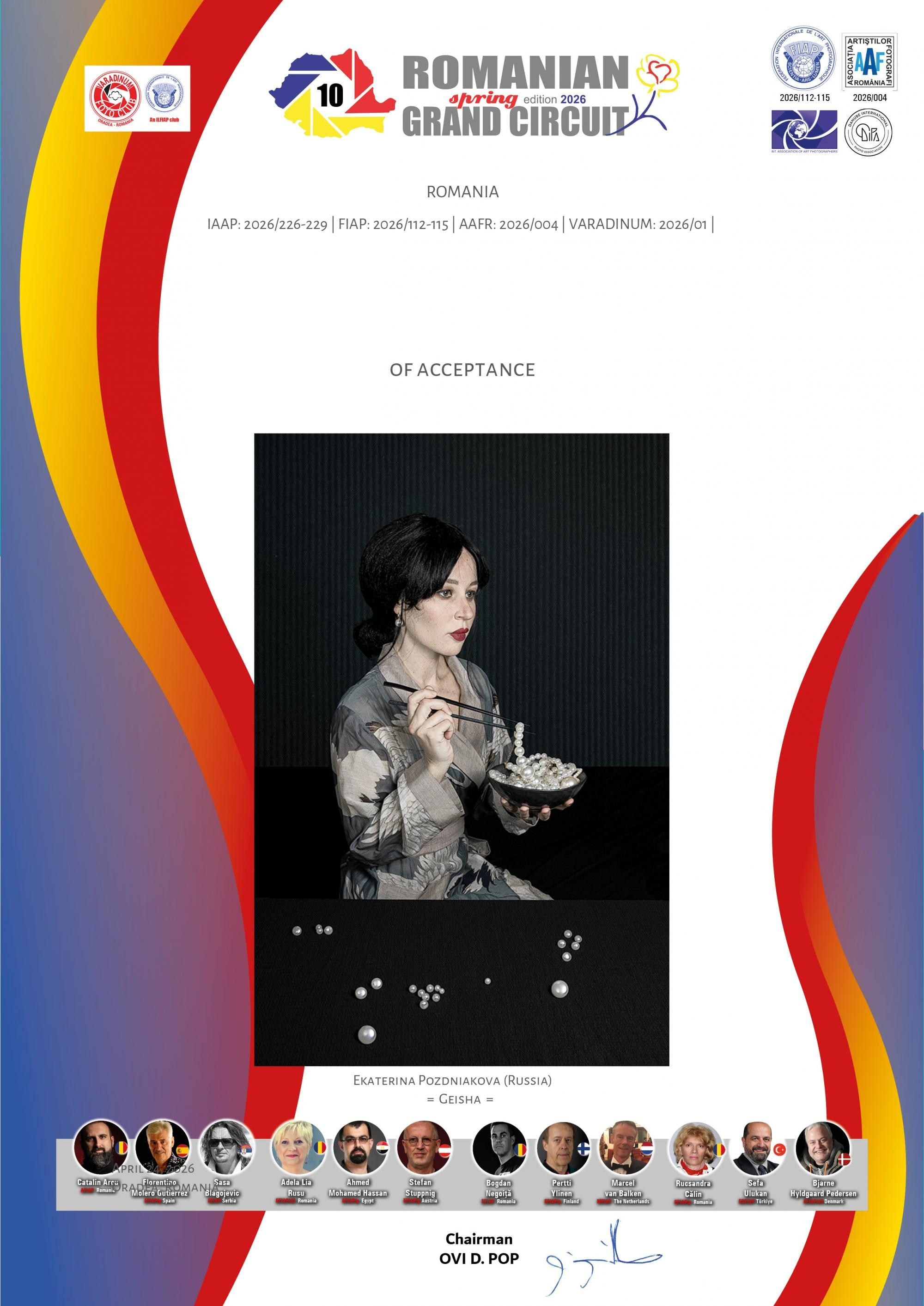 10th Romanian Grand Circuit 2026 — Spring Edition. Art Рhotographer Russia/Moscow