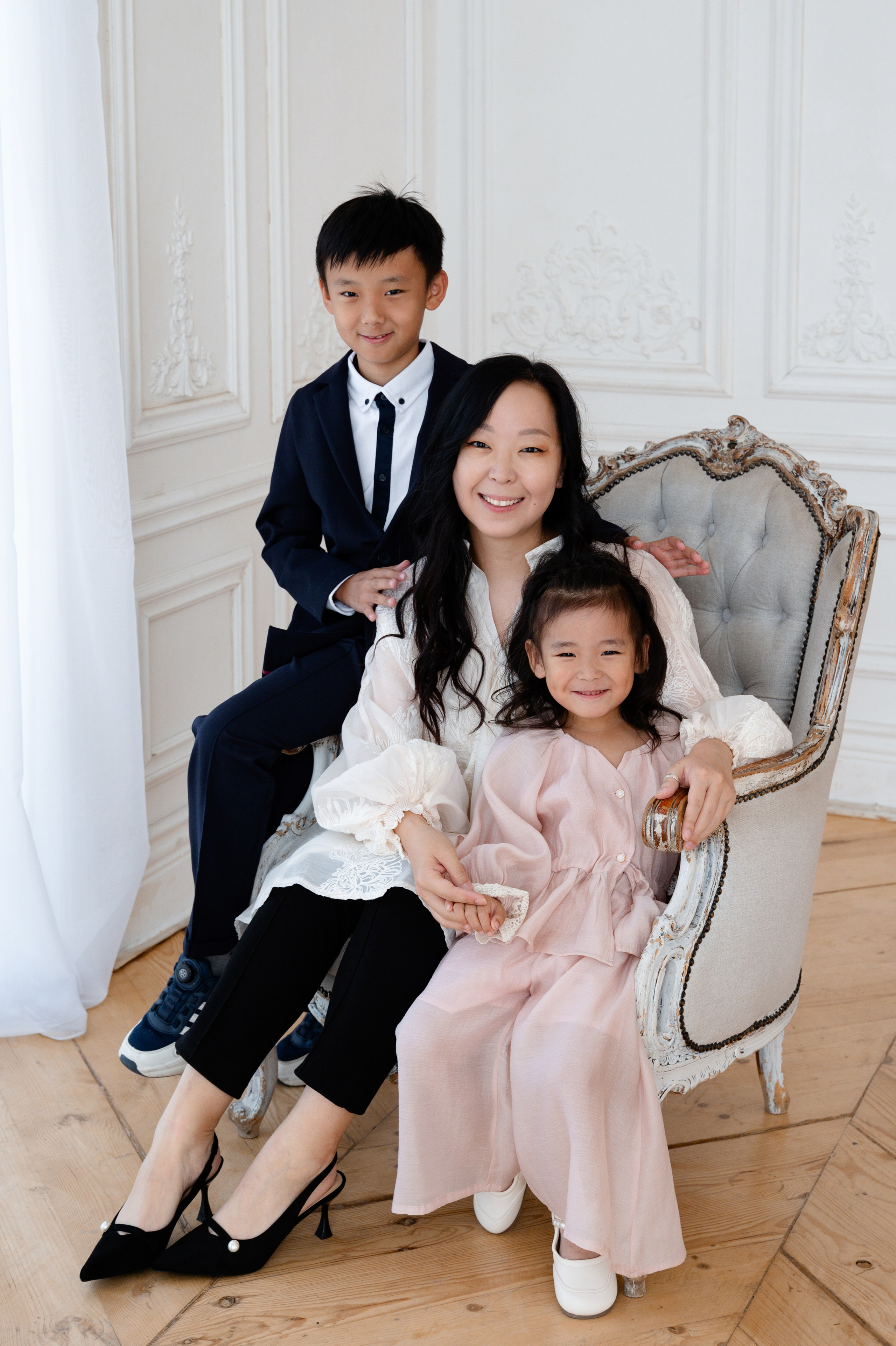 Фотосессия корейской семьи. Фотограф Юлия Кондратьева