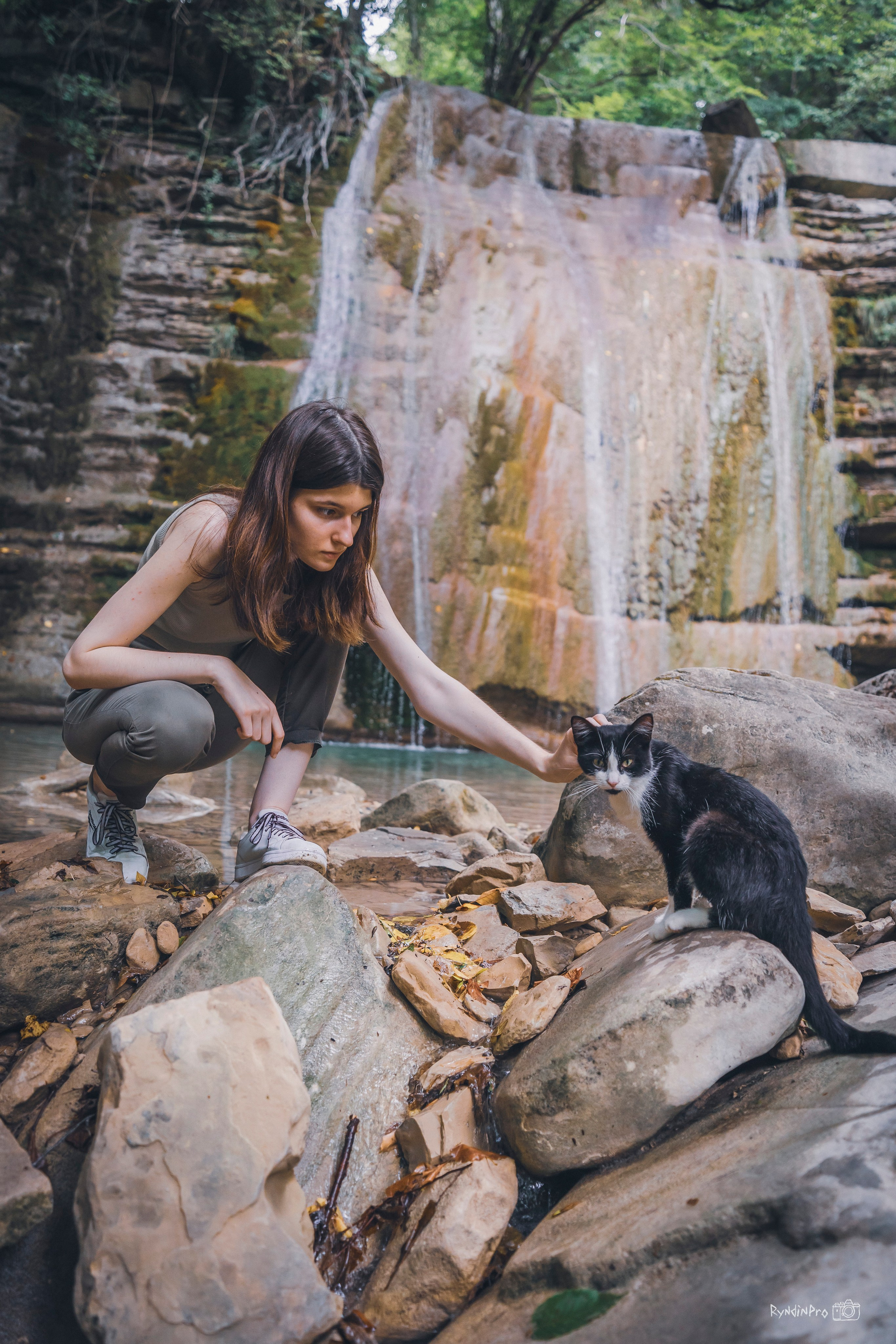Поход на водопады Куаго с командой Мадьяр 23.07.24. Репортажный фотограф в Краснодаре Рындин Дмитрий