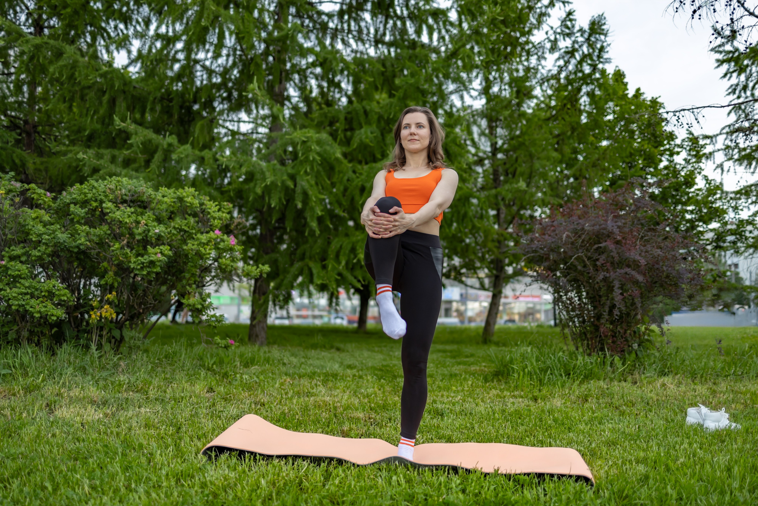Спортивная фотосессия с хула хупом и йога, пилатес. Репортажный, семейный и студийный фотограф в Москве Демин Алексей