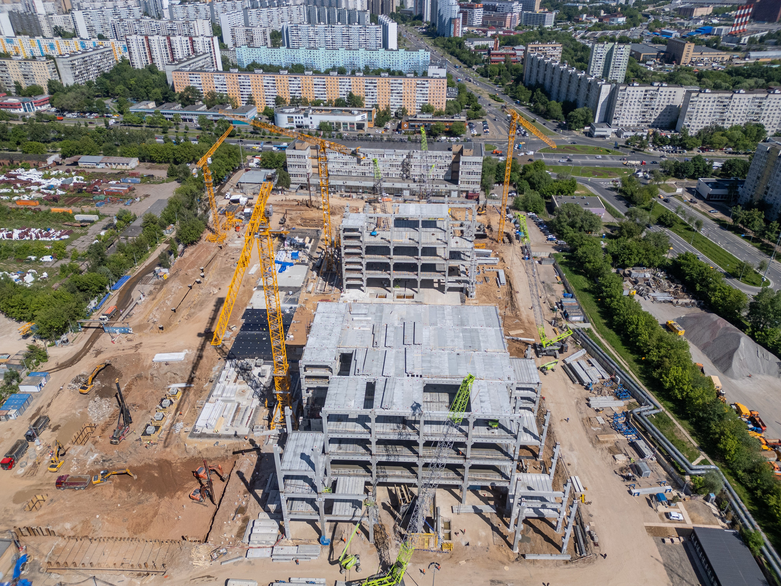 Aerial shoots in architecture. Professional photographer Alexey Nikitin in Moscow