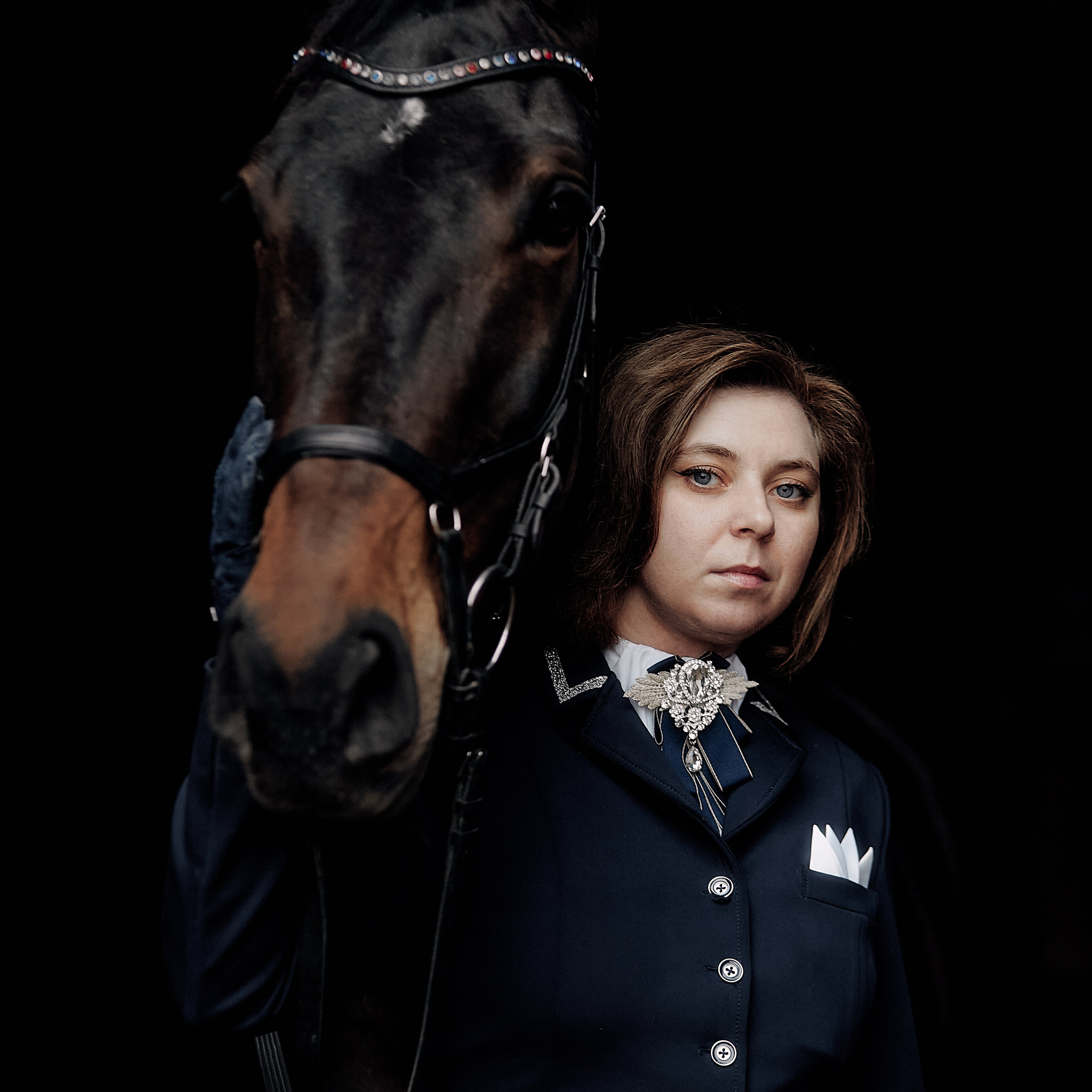 Конные фотографии с Анной