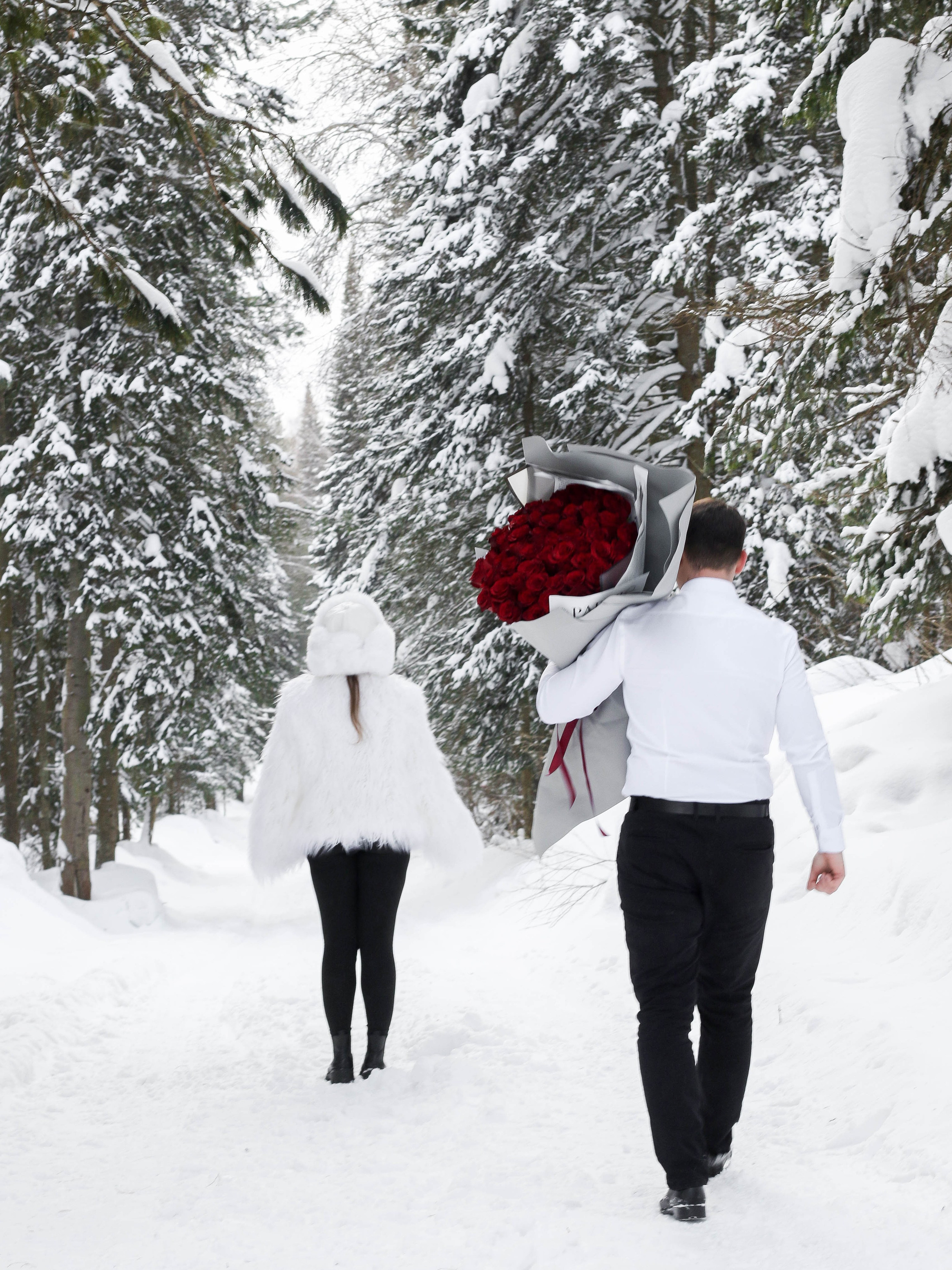 Лес зима. Семейный фотограф в Кемерово Мария Дорожко