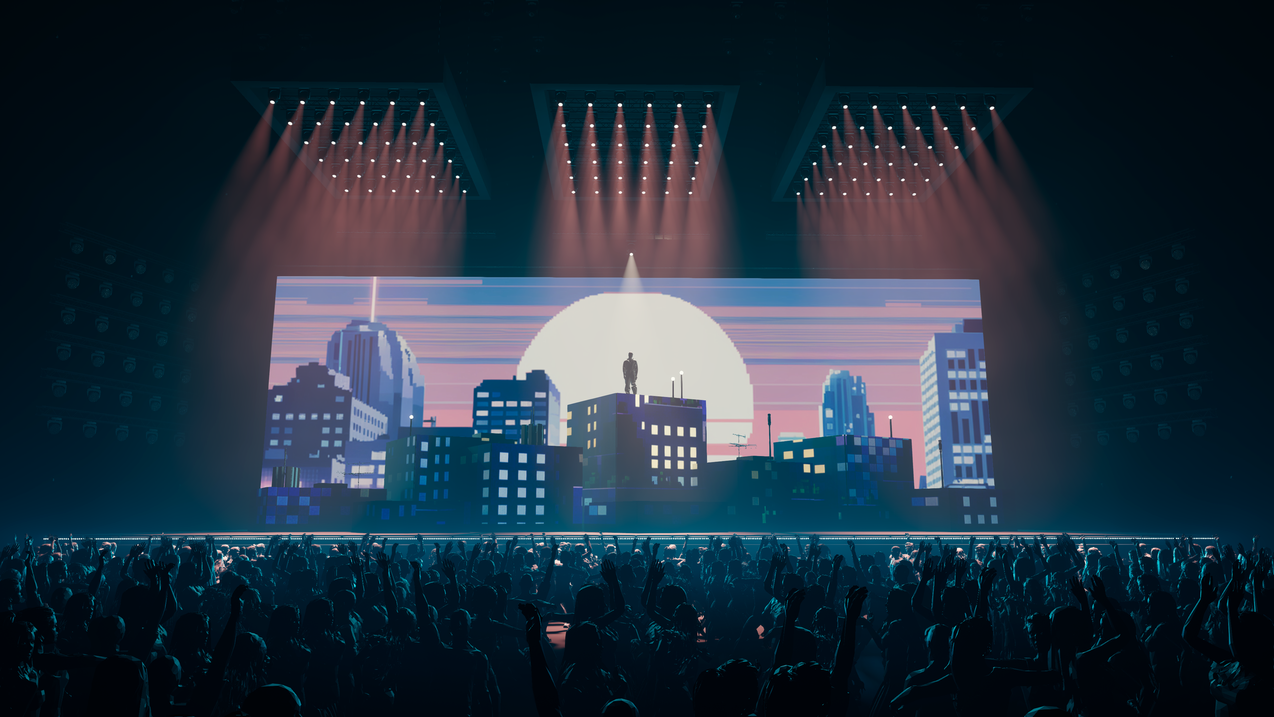 ABOVE THE CITY. OOPS