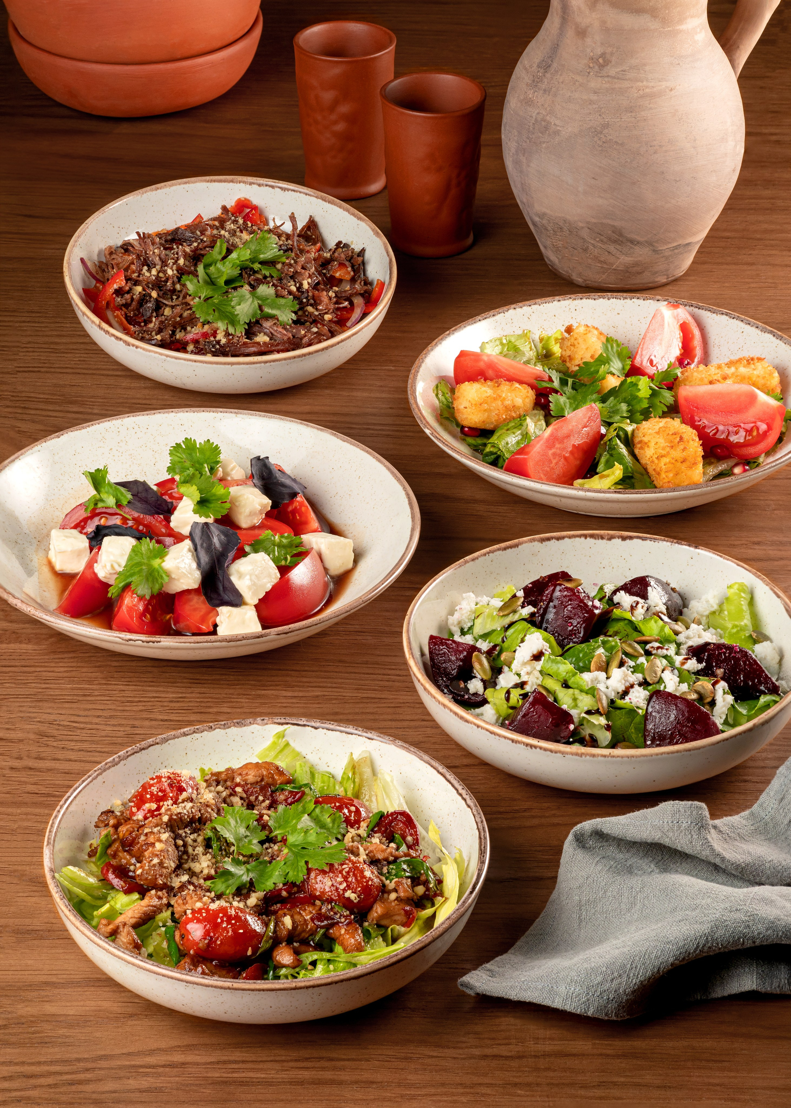 Коза и Лоза, основное меню. Екатерина Лементуева фуд-фотограф, предметный фотограф, Новосибирск