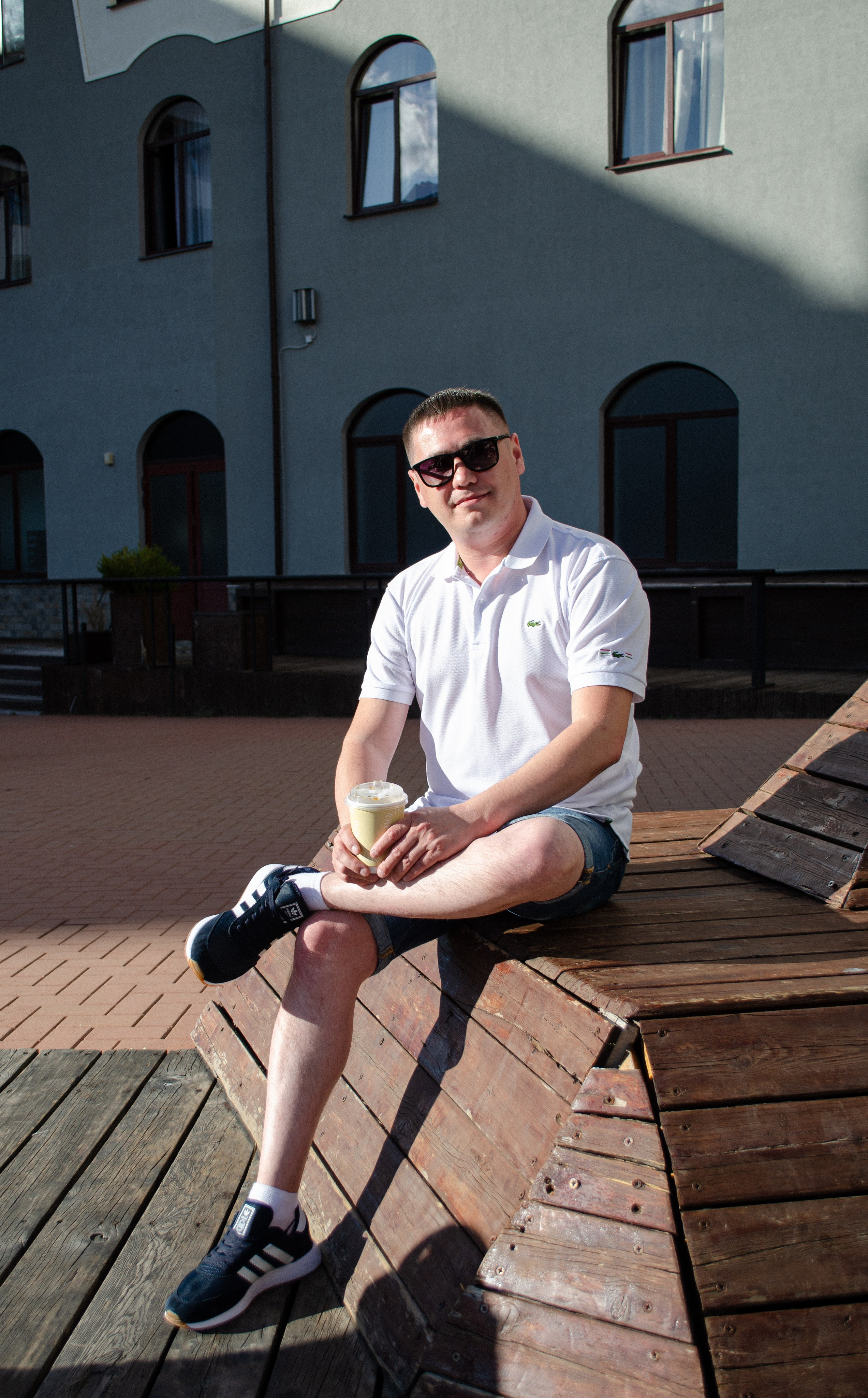 Папа и сын. Фотограф