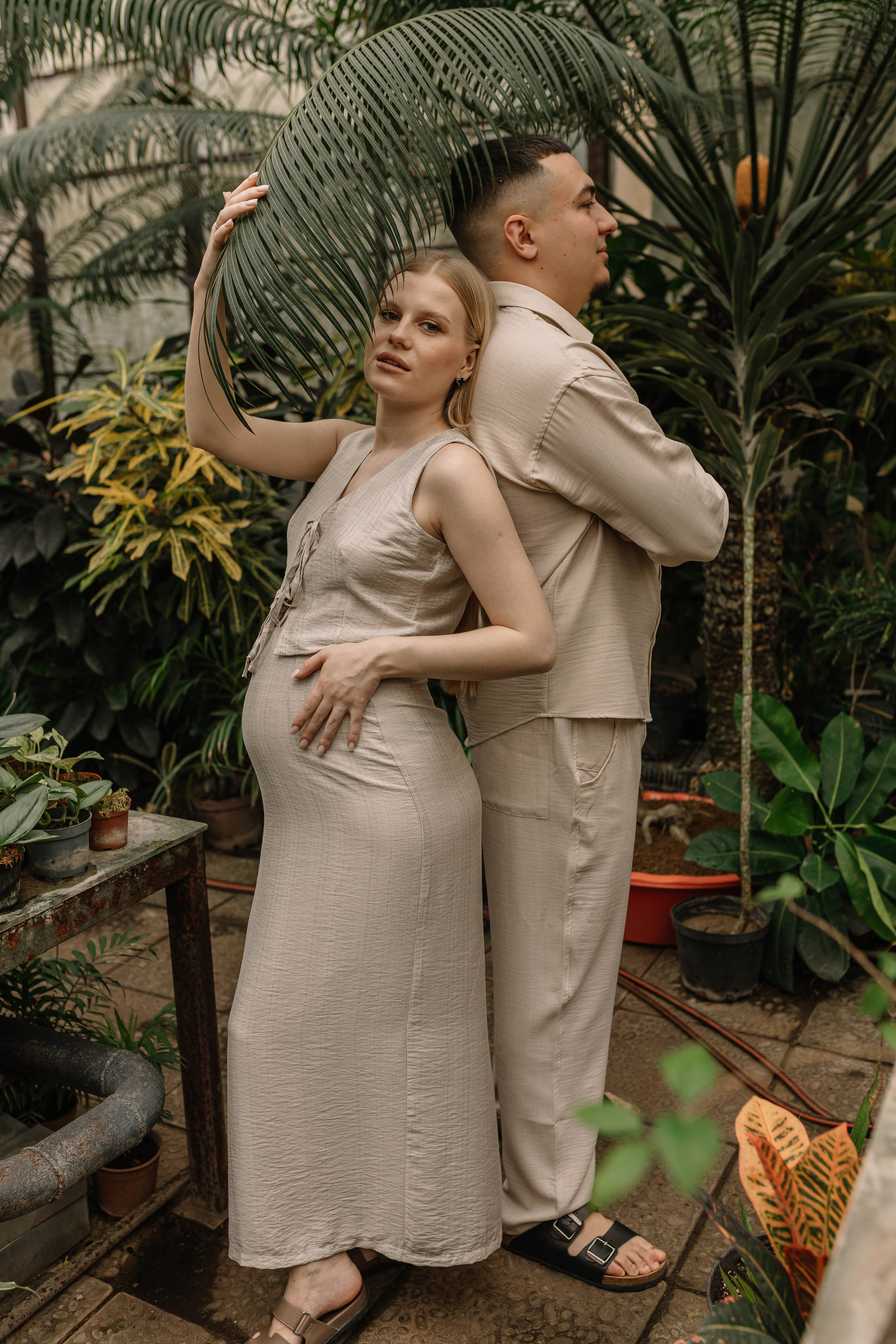 В оранжерее. Фотограф Александра Кузнецова